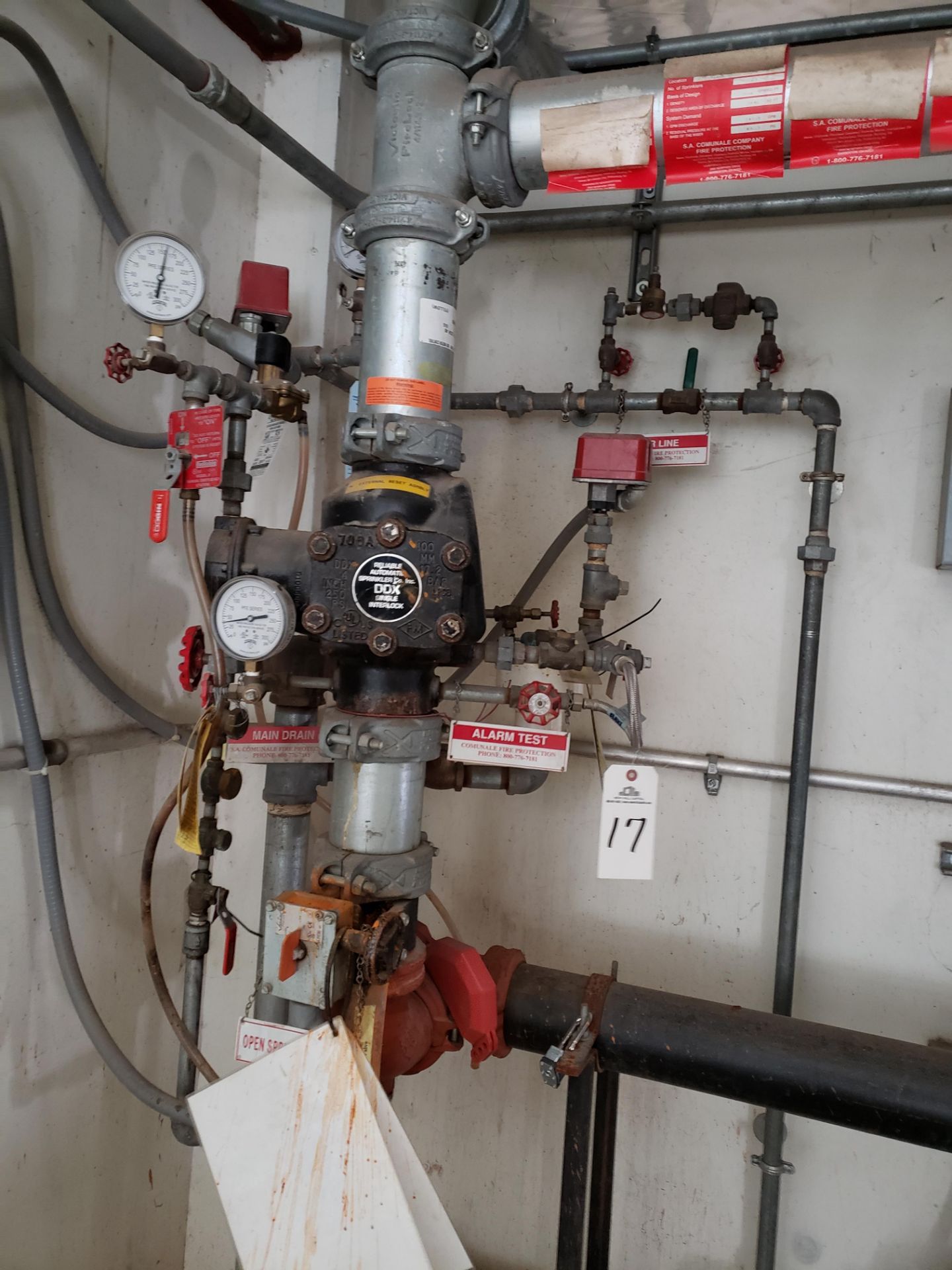 Fire Sprinkler Valves,Gauges and Pipe | Rig Fee: $100