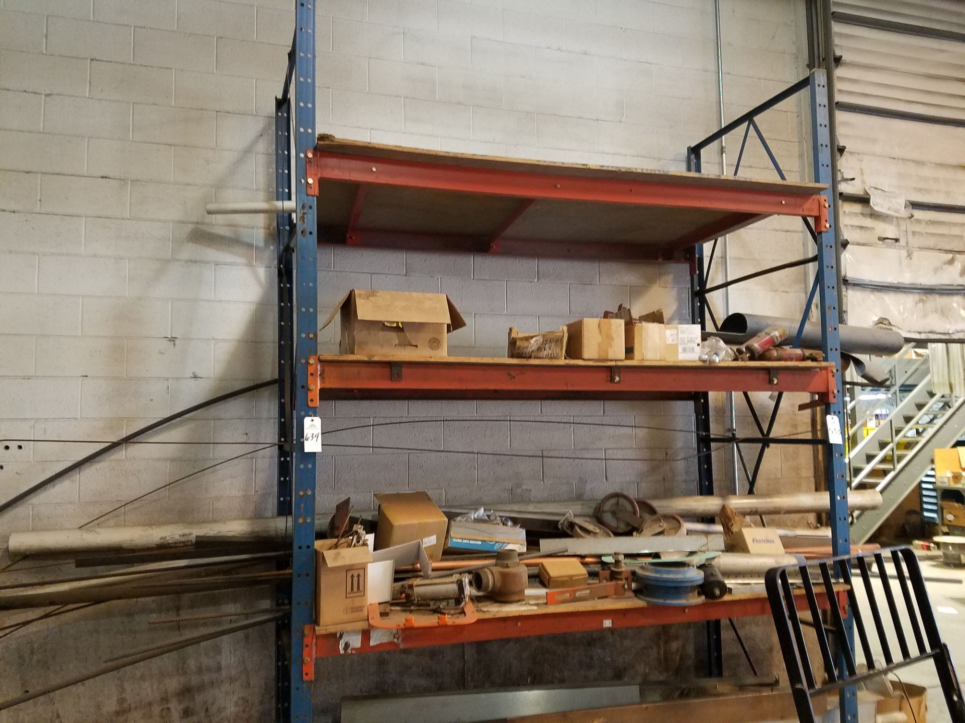 Contents of Pallet Rack Sections, Spare Parts | Rig Fee: $100
