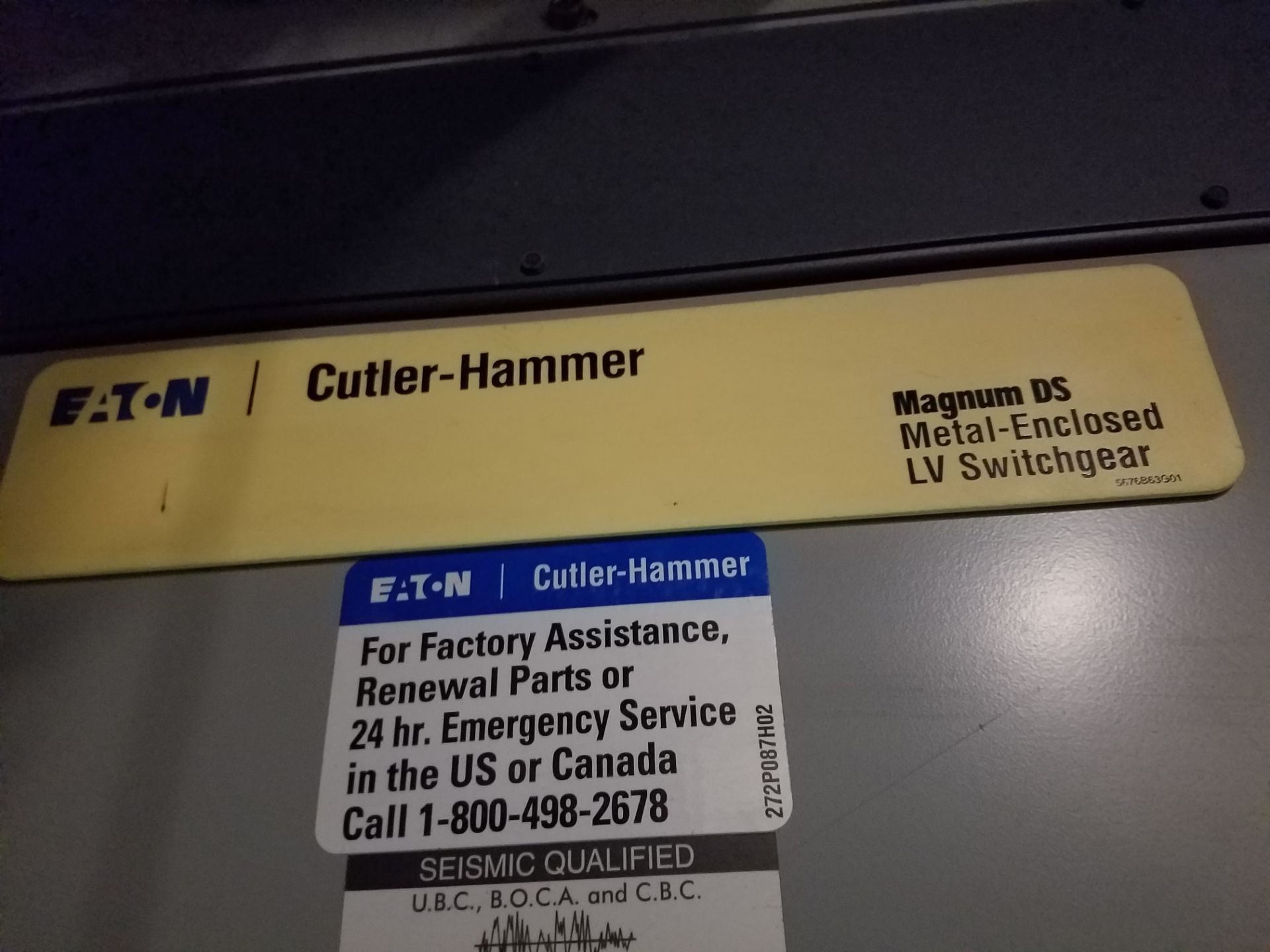 Cutler-Hammer Magnum DS Metal-Enclosed LV Switchgear | Rig Fee: $2000 - Image 3 of 10