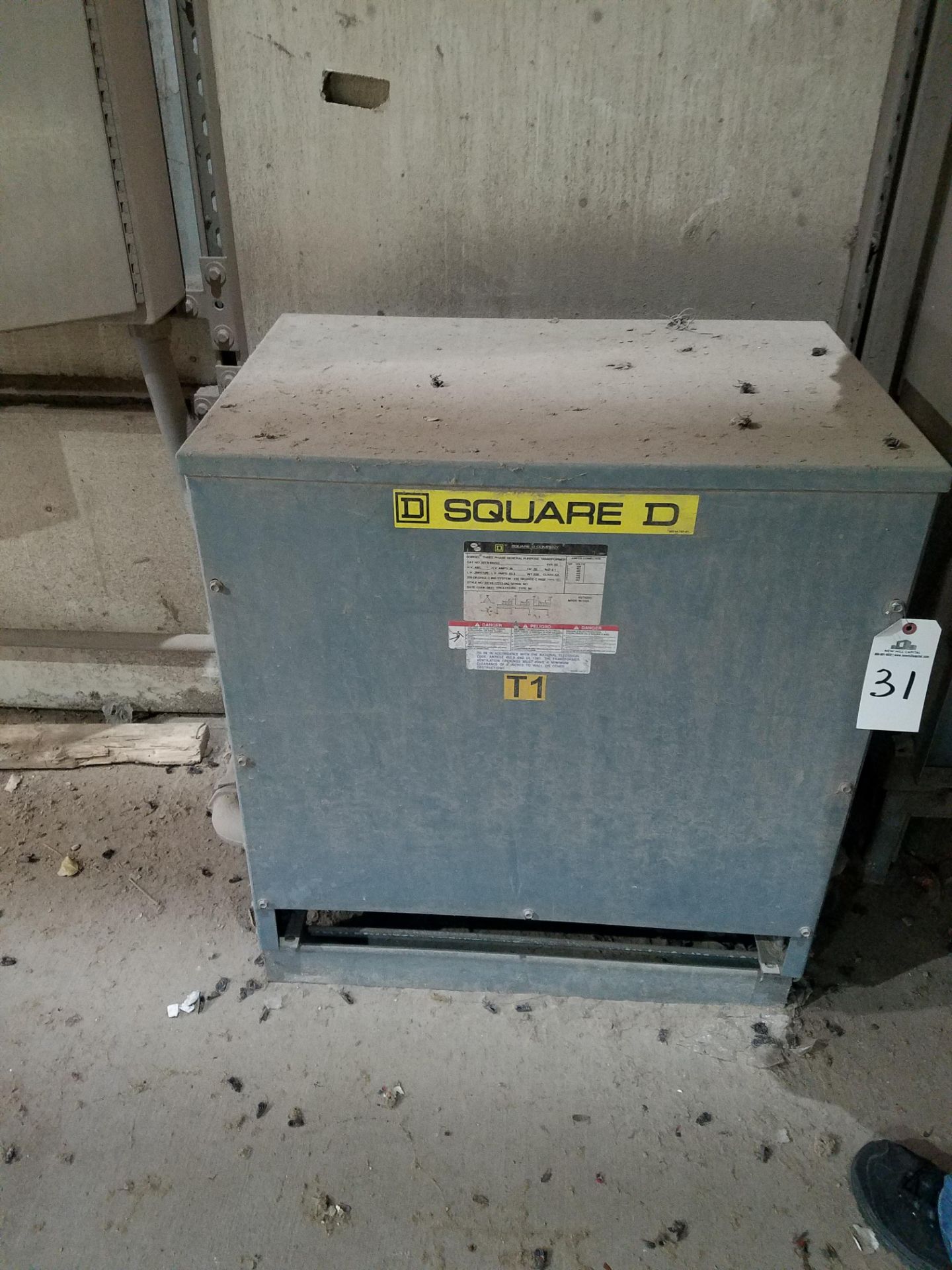 Square D Transformer, 30 KVA | Rig Fee: $50