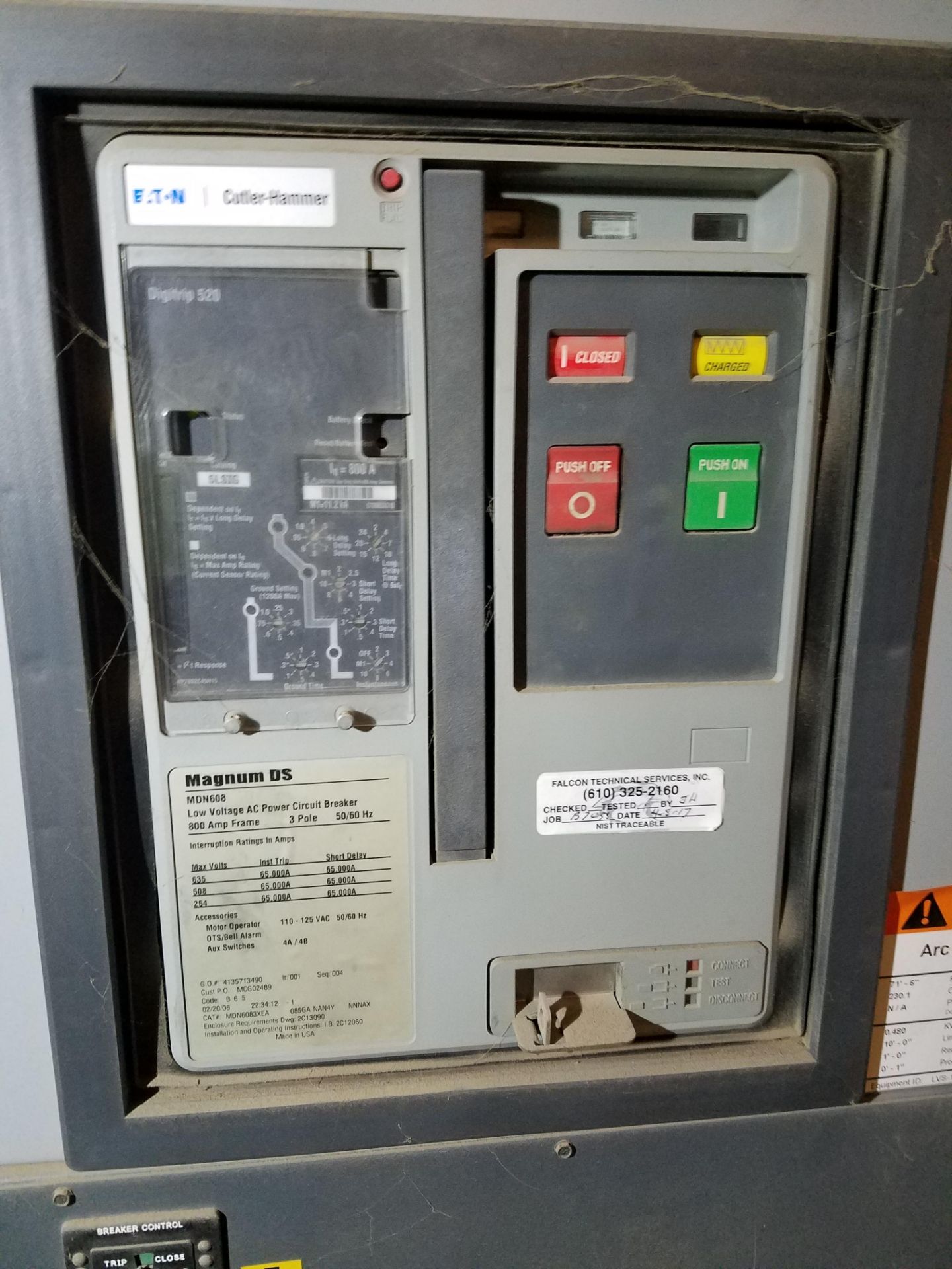 Cutler-Hammer Magnum DS Metal-Enclosed LV Switchgear | Rig Fee: $2000 - Image 10 of 10