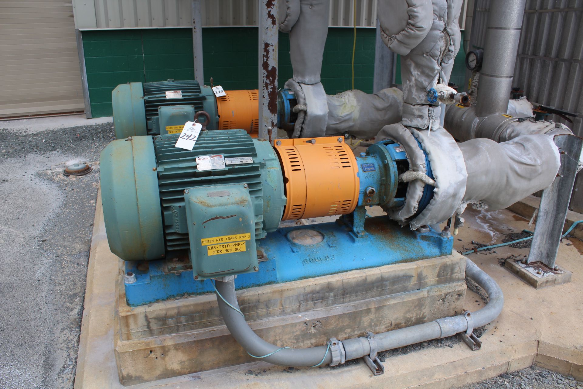 Goulds Pump, M# 3196 w/ Reliance 75 HP Motor | Rig Fee: $250