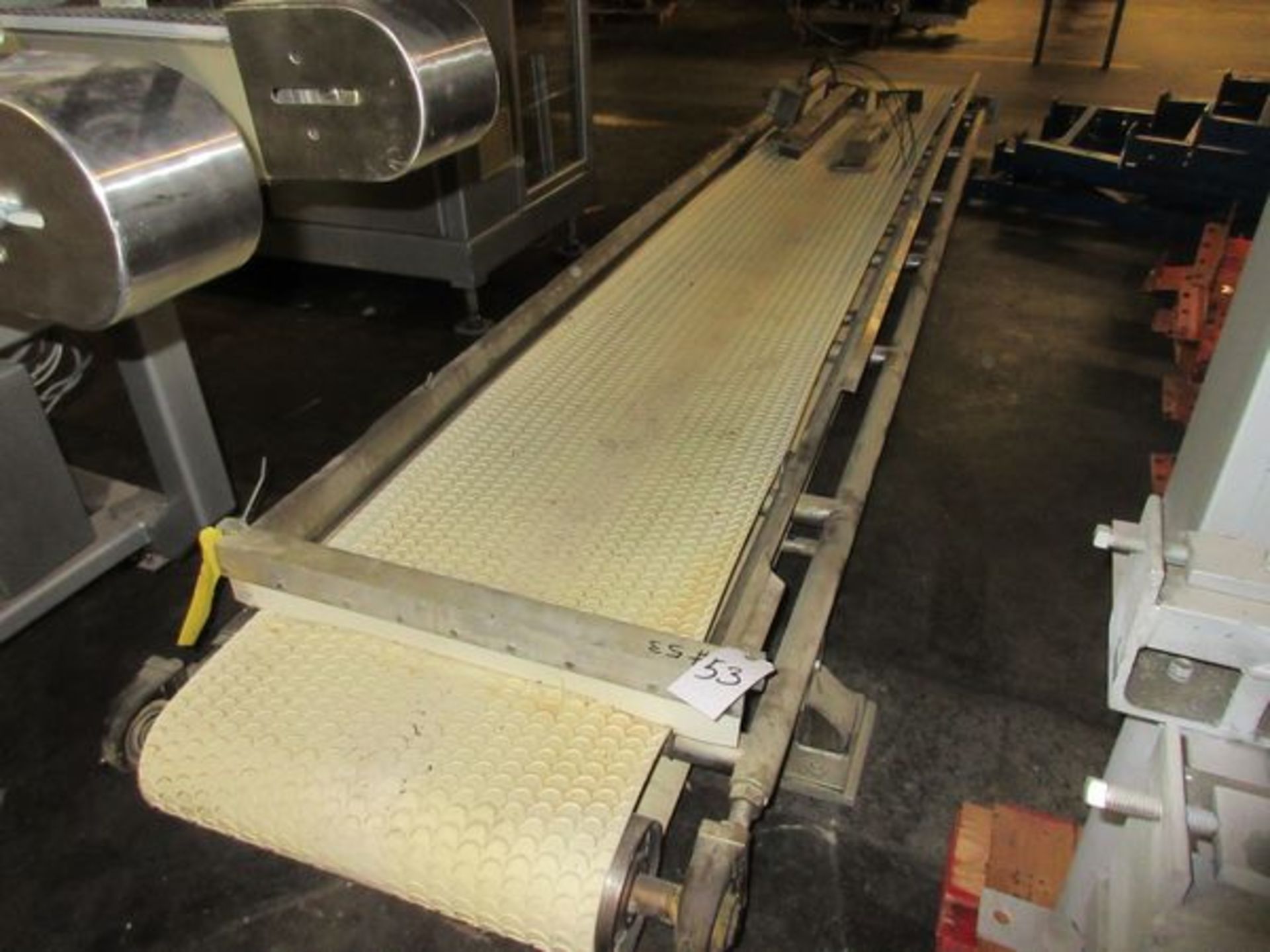 FDA Food Grade 22" x Approx. 14' Belt Conveyor | Rig Fee: $10