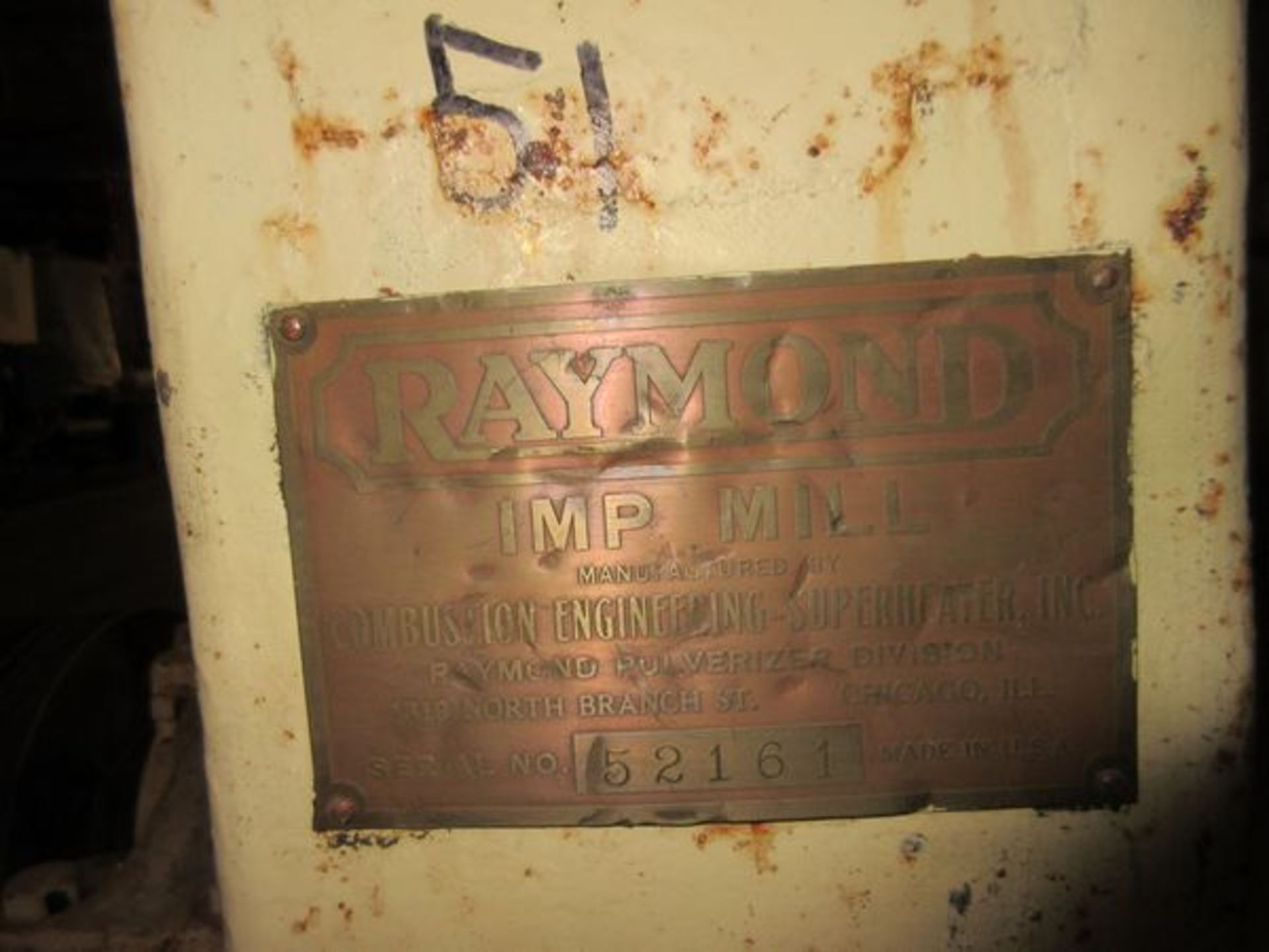 Raymond Impact Mill High Speed Air-sweep Swing Hammer designed for 325 Mesh Fine a | Rig Fee: $200 - Image 3 of 4