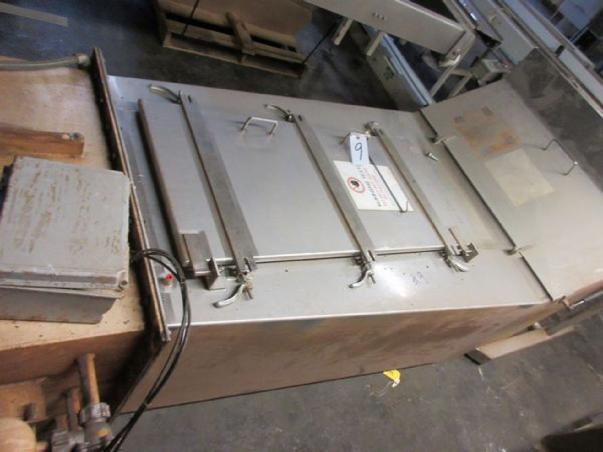 50# Bag Dump Station Stainless Steel Single Door Dust collection Chamber w/Dump St | Rig Fee: $100 - Image 5 of 9