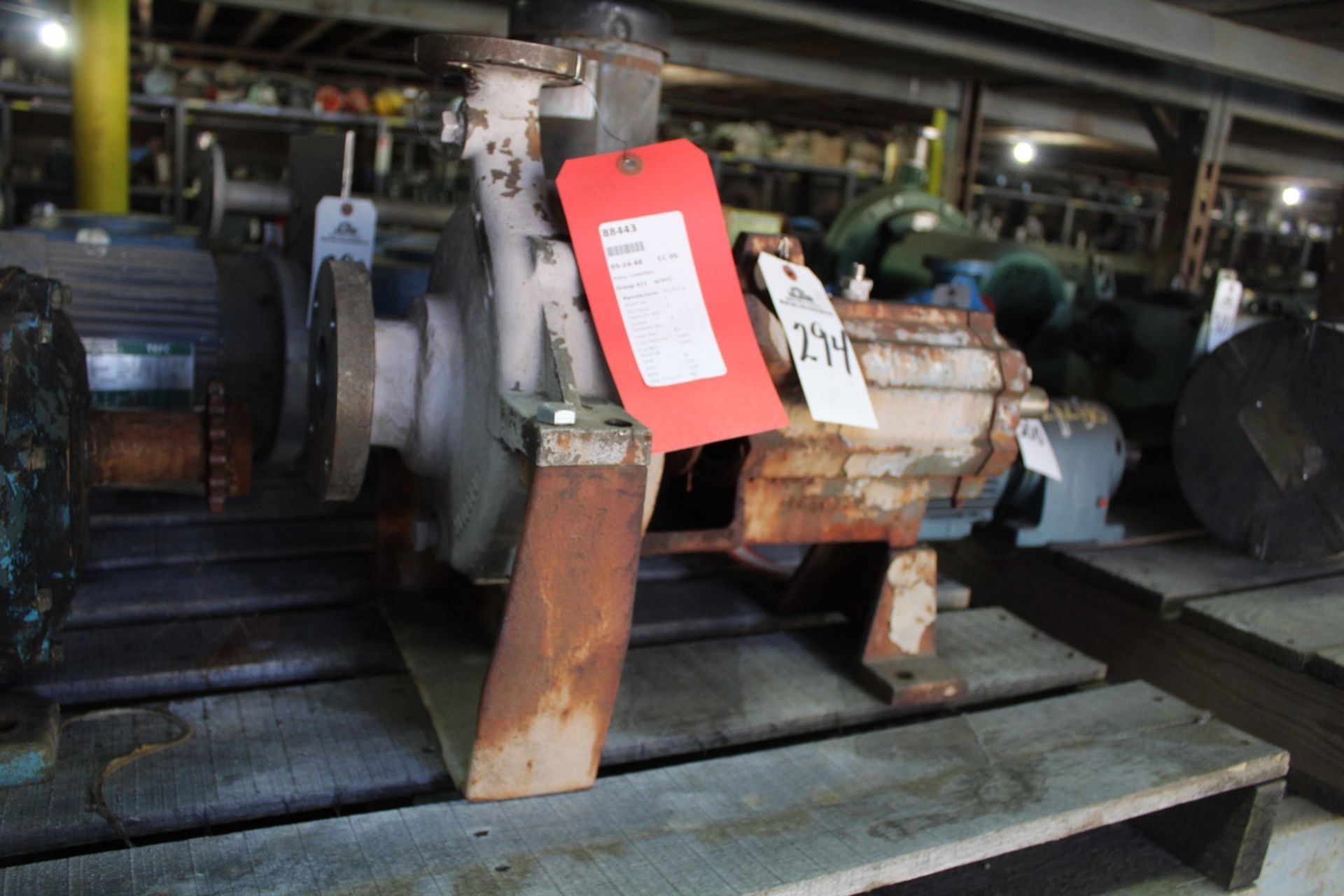 Peerless pump, Model E 1x2-8.5, 316SS material, 30 gpm @ 210 tdh | Load Fee: $5