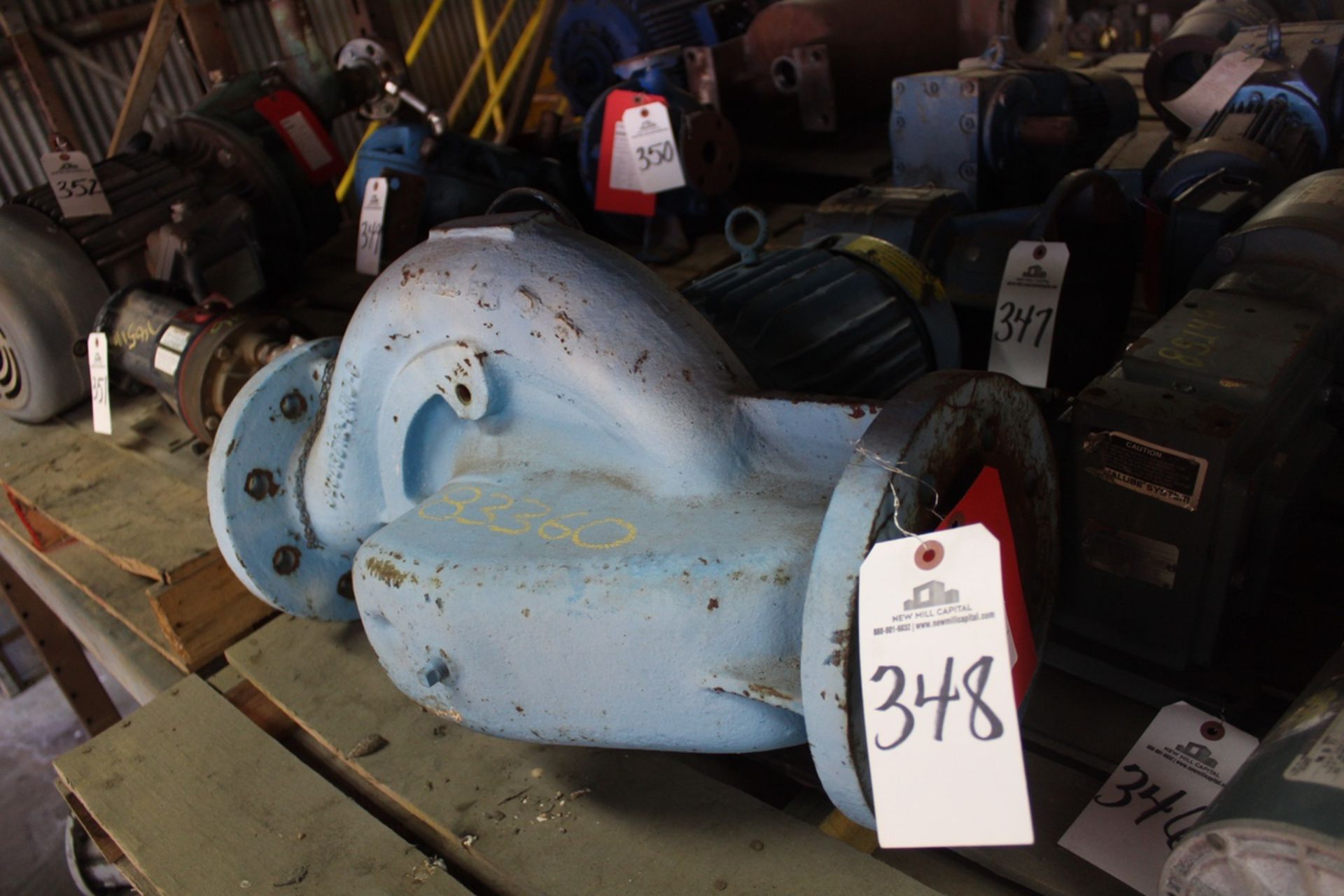 Paco Inline pump, Model 16-409551301012503F, 4x4, Iron, 235gpm @ 14tdh, 1.5 hp 1200 | Load Fee: $5