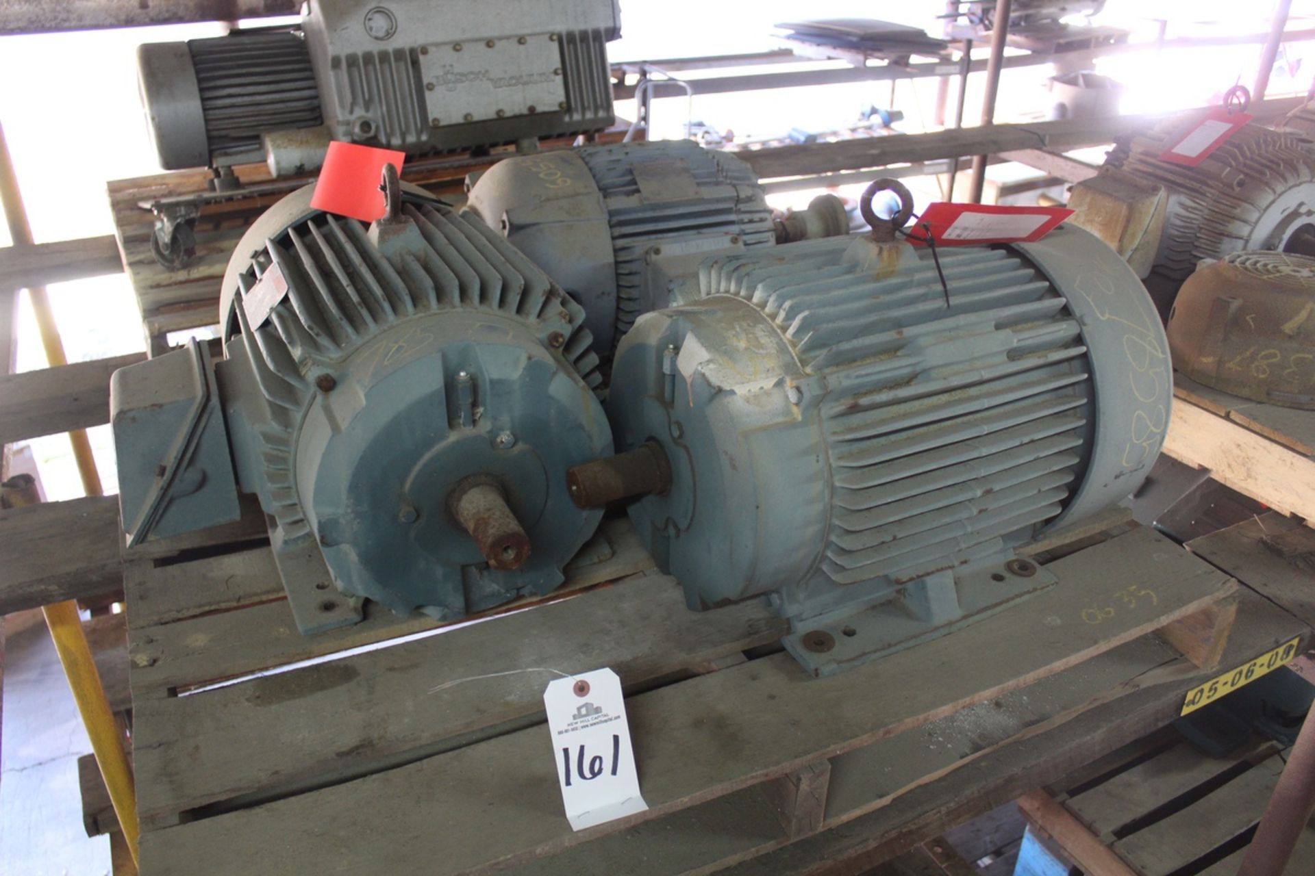 1 ea. 15 hp 3600 rpm 254T 208-230/460V TEFC (Siemens-Allis), 2 ea. 25 hp 3600 rpm 2 | Load Fee: $5