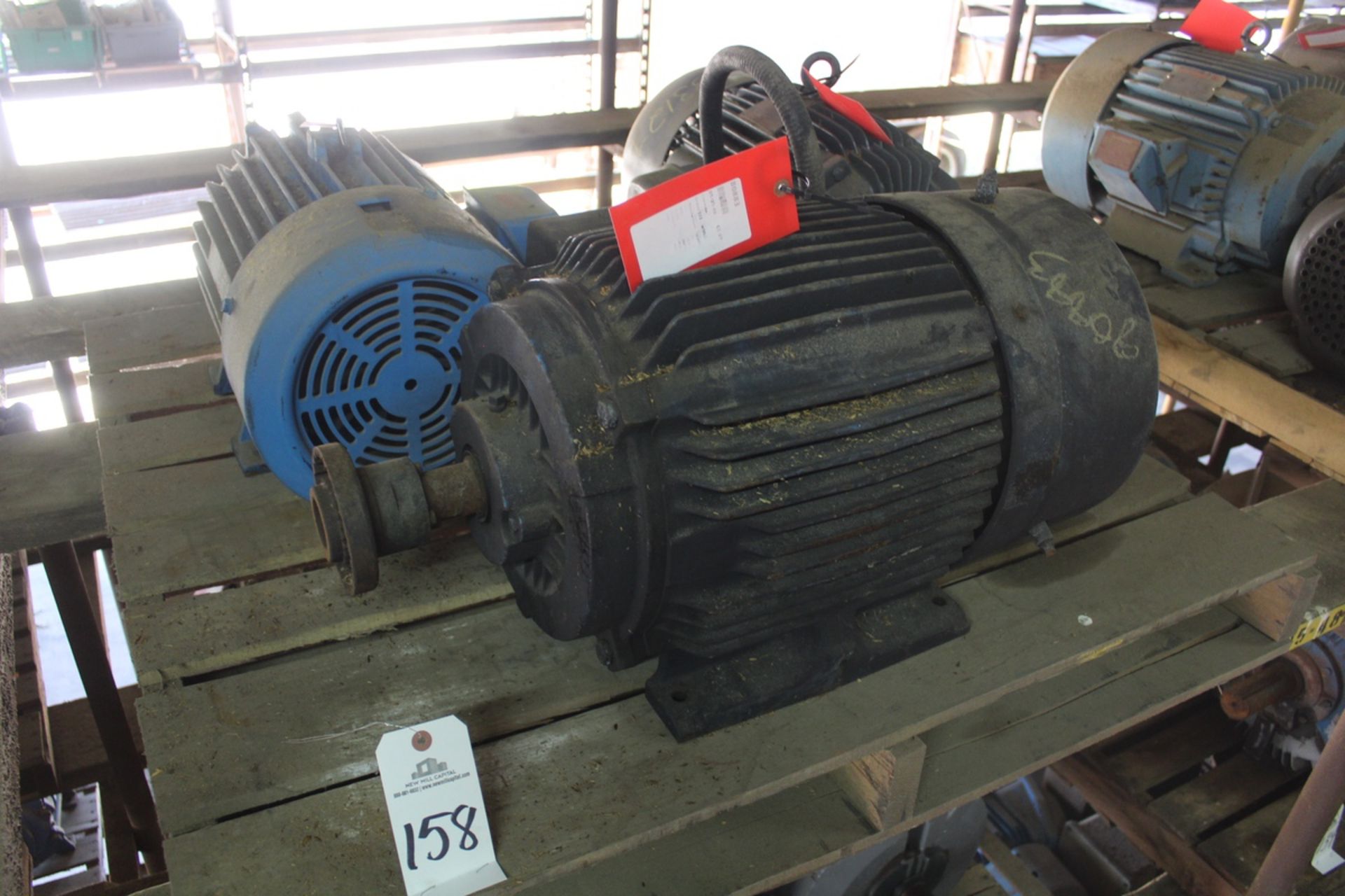 2 ea. 15 hp 3600 rpm 254T 230/460V TEFC (Marathon & General Electric), 1 ea. 25 | Load Fee: $5