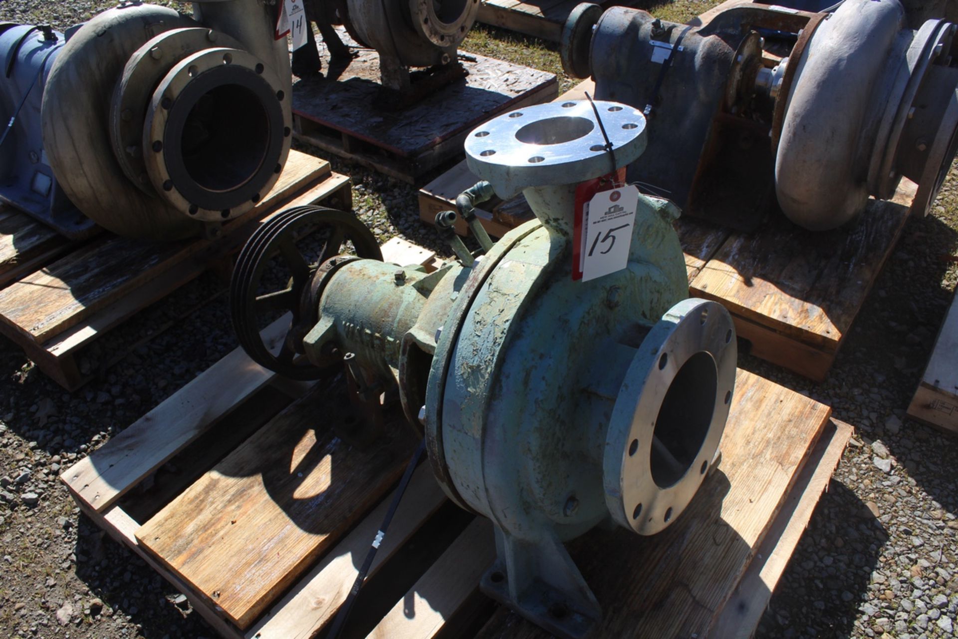 1 ea. Warren Paperstock Pump 4-PL-15 4x8-15, 316SS, 3 Vane, 400gpm @ 15tdh | Load Fee: $5