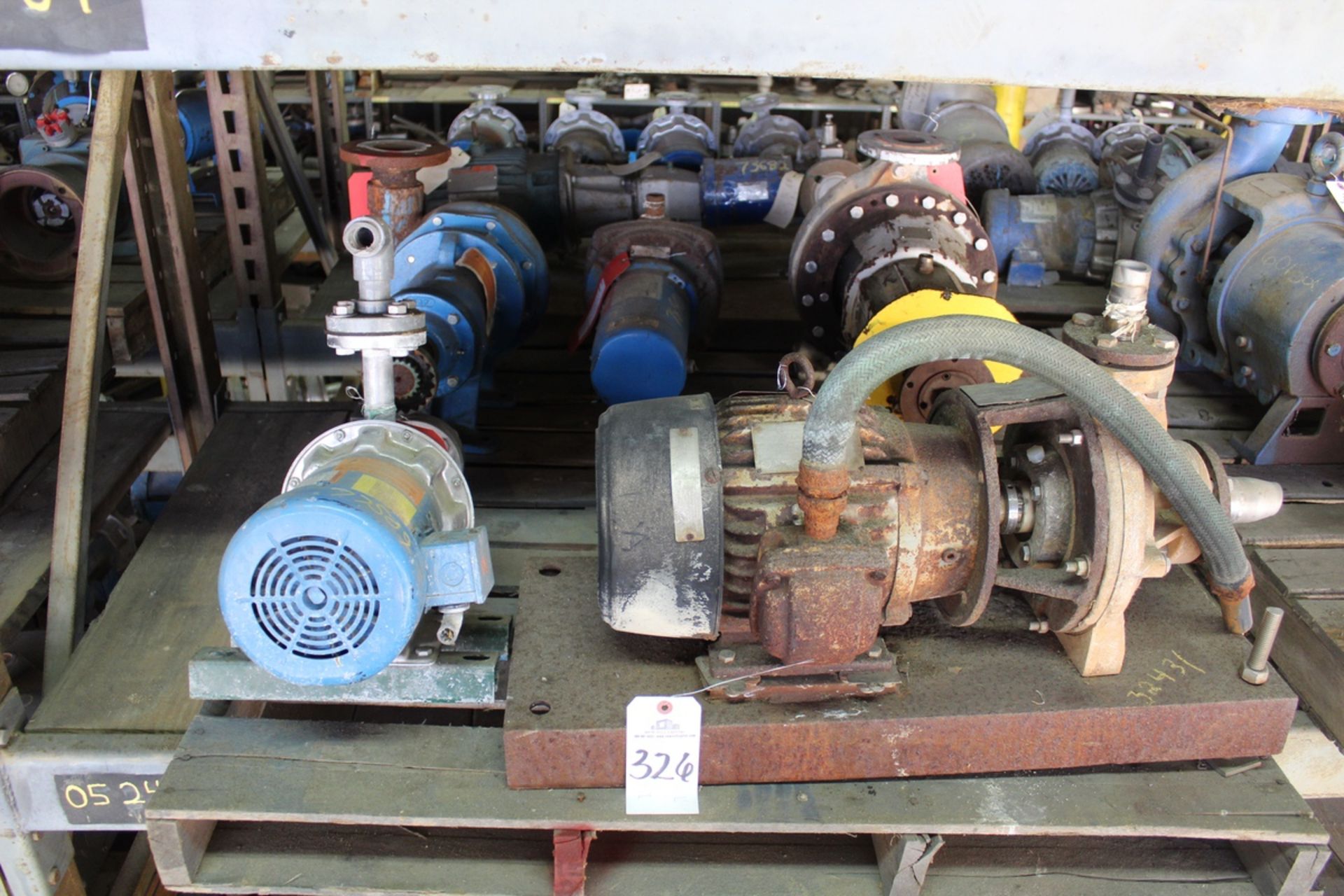 1 ea. Allis-Chalmers Pump 2x3-10 DI Pack, 1 ea. Goulds GH10 Pump 1x1.5-6 DI Pack NP | Load Fee: $5