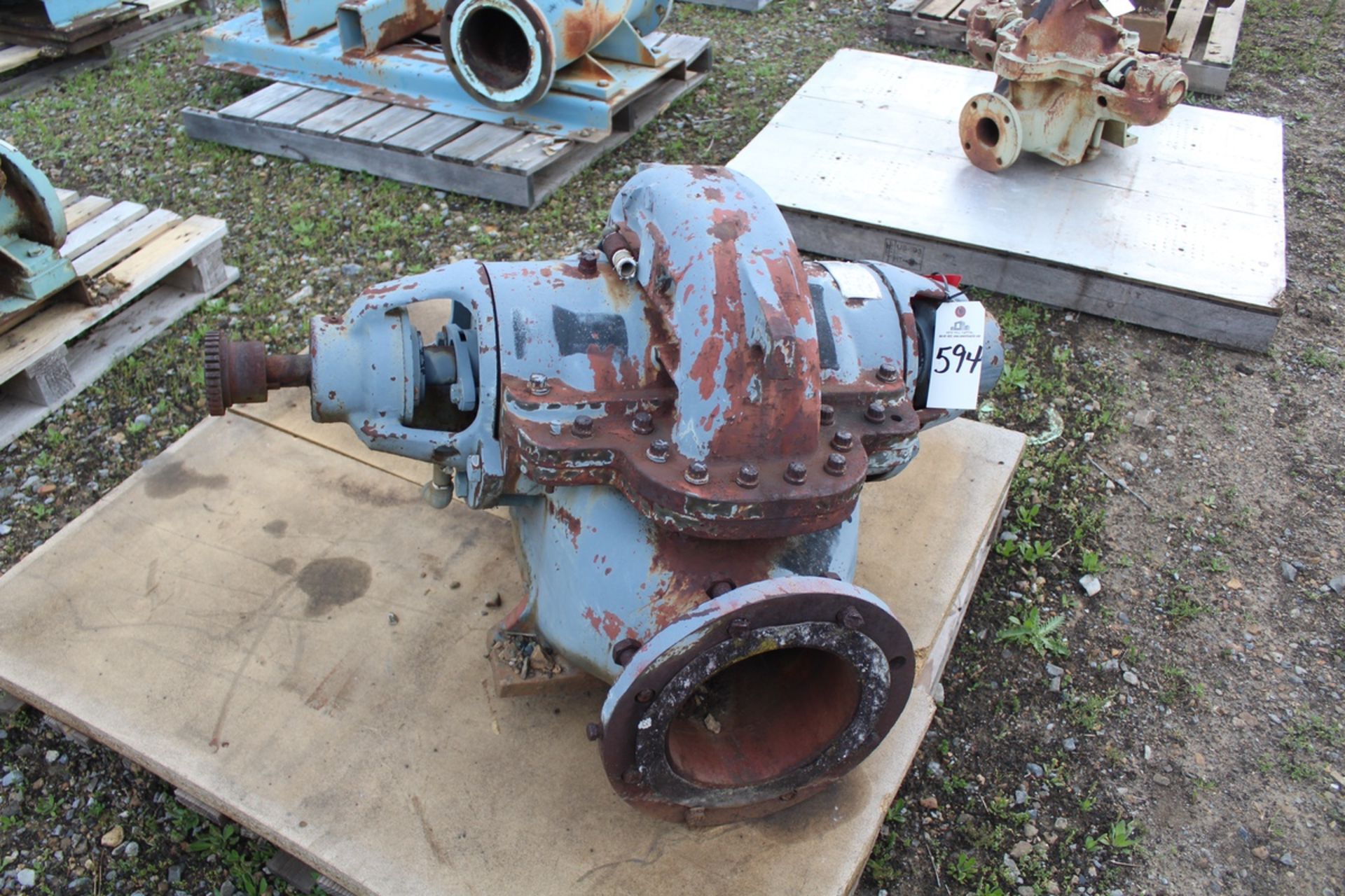 1 ea. Allis-Chalmers 7000 Split-Case Pump 6x8-12, DI, Pack, 835gpm @ 30tdh | Load Fee: $5