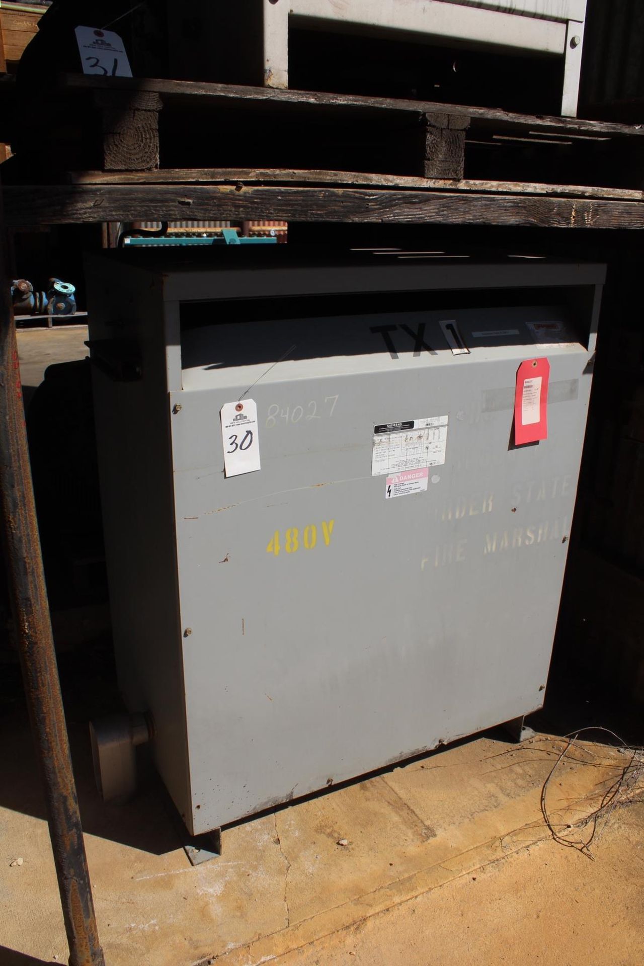 150 KVA 3 Ph Transformer 480 Prim/208/120 Sec, 3R Enclosure | Load Fee: $5