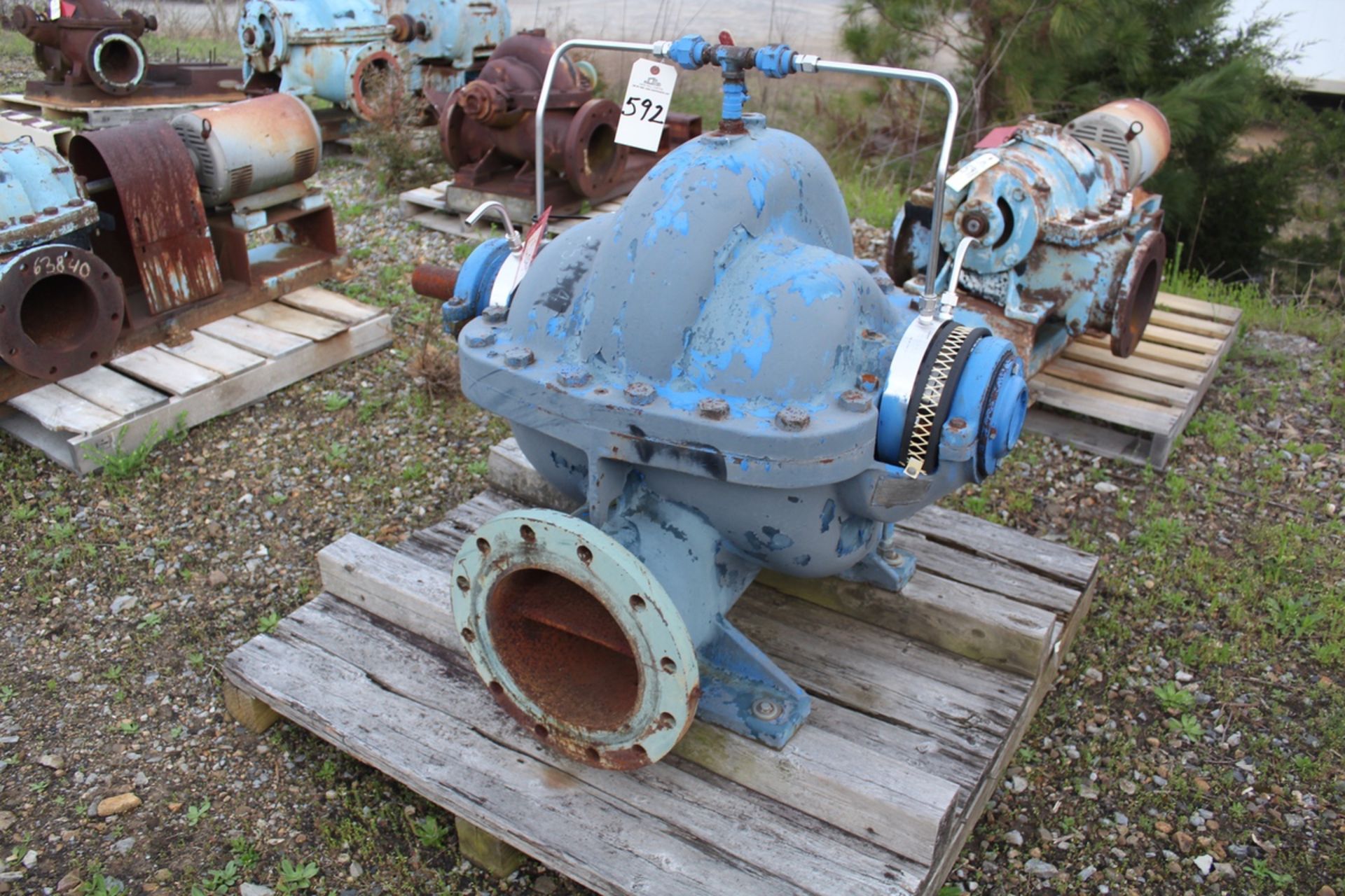 Peerless 10AE16 split case pump 10x12-16, Iron/Brz, 4800 gpm @ 185 tdh | Load Fee: $5