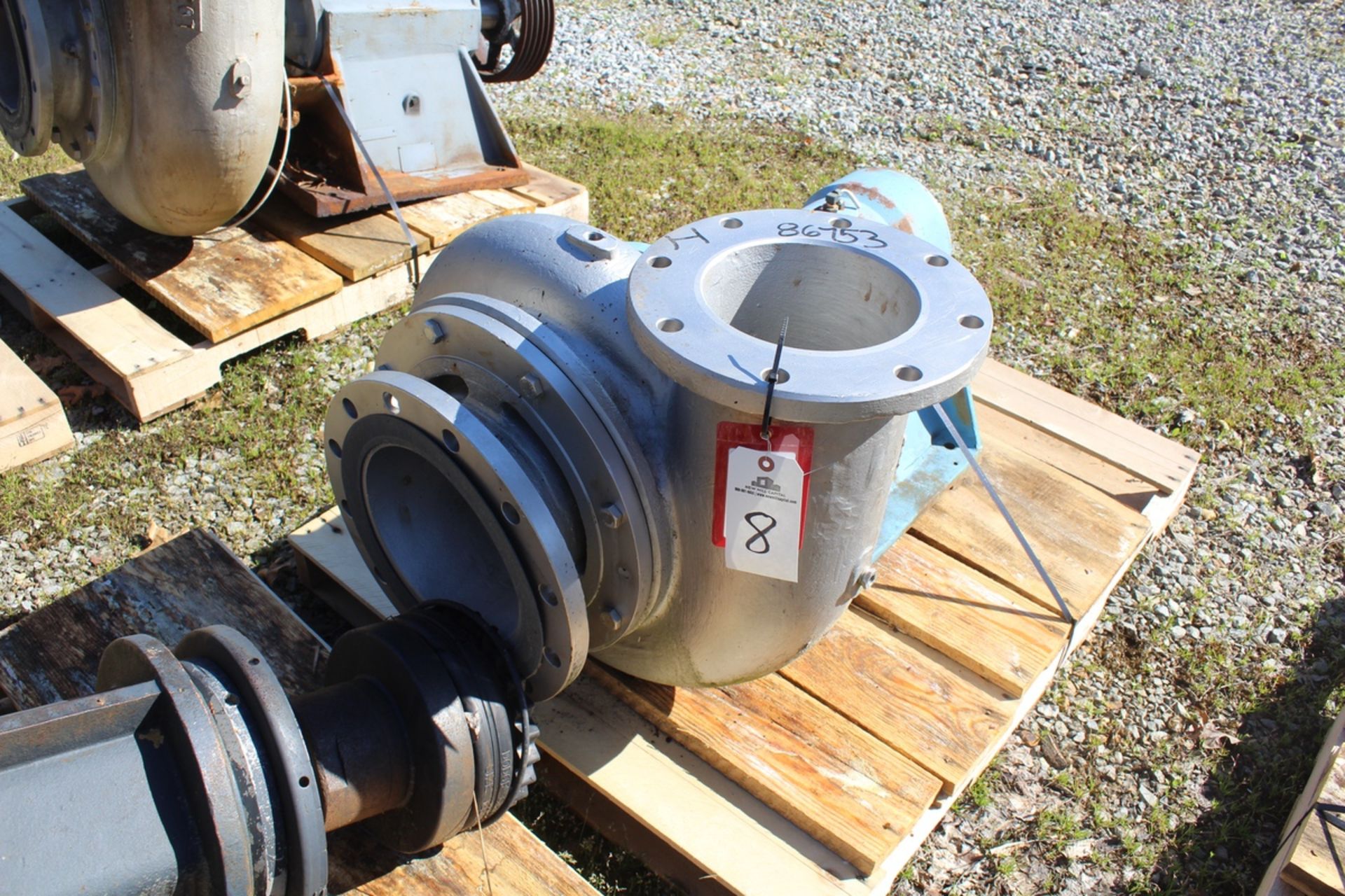 Allis-Chalmers FB3A End Suction Pump 8x10, 316SS, FLG | Load Fee: $5