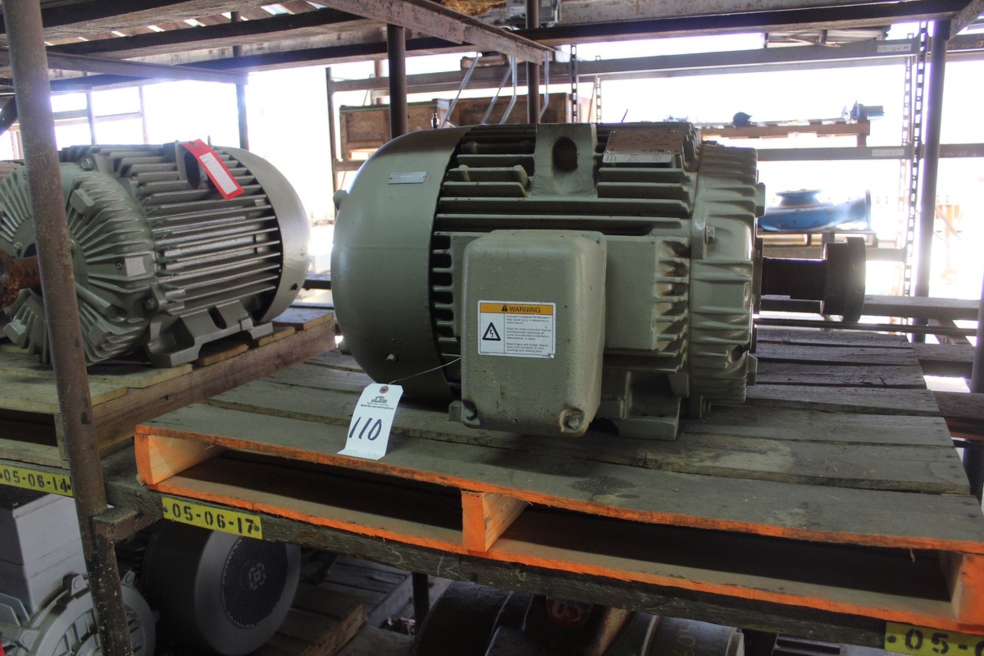 1 ea. 50 hp 1200 rpm 365T 230/460V TEFC ( General Electric) | Load Fee: $5