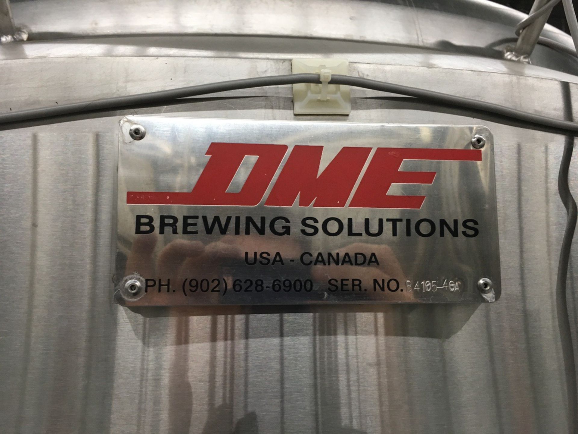 2015 DME 10 BBL Stainless Steel Brite Tank, Jacketed, | Subject to Bulk Lot 1 | Rig Fee: $325 - Image 10 of 10