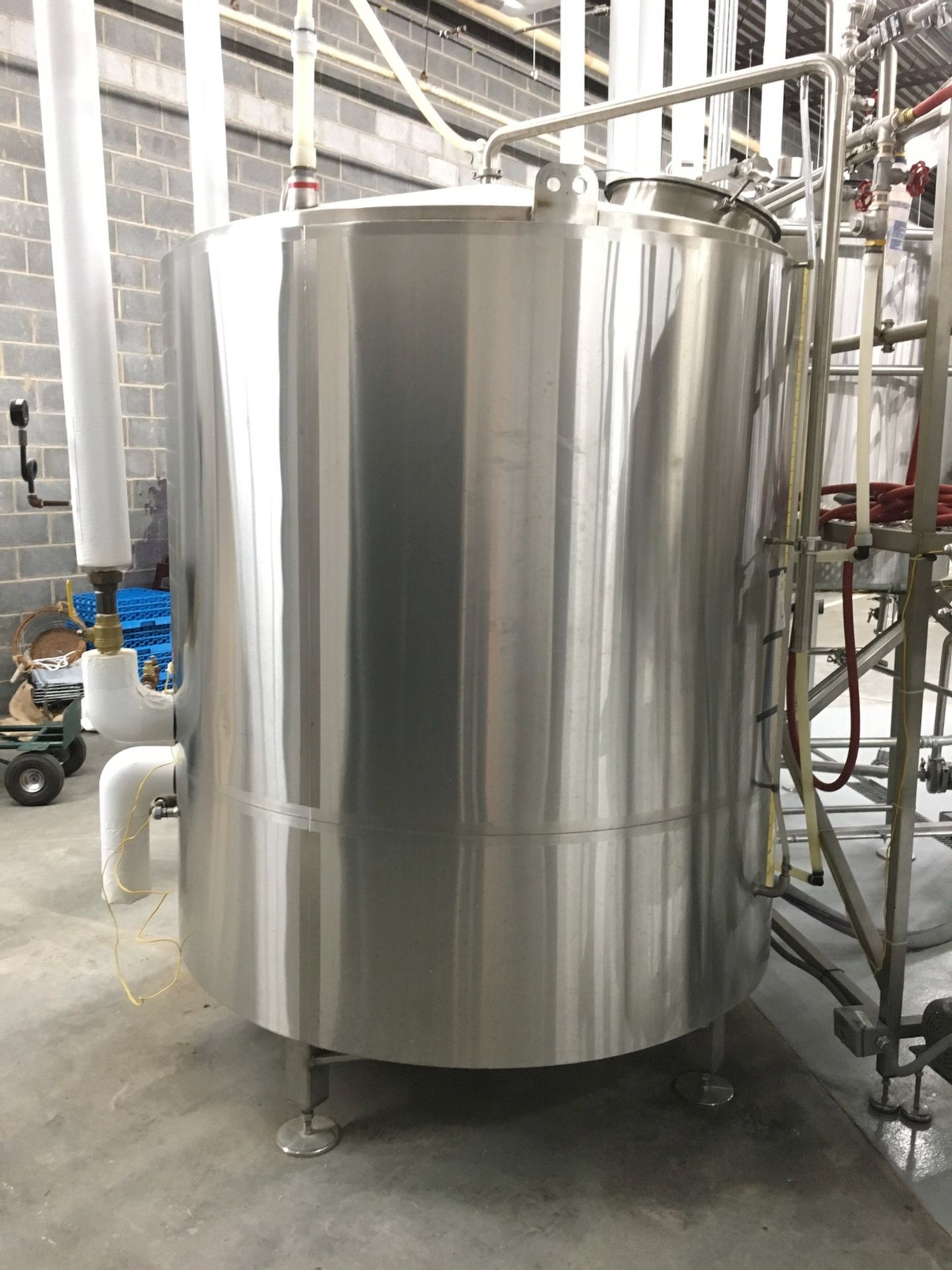 2015 DME Stainless Steel Hot Liquor Tank, Jacketed, Approx D | Subject to Bulk Lot 1 | Rig Fee: $500