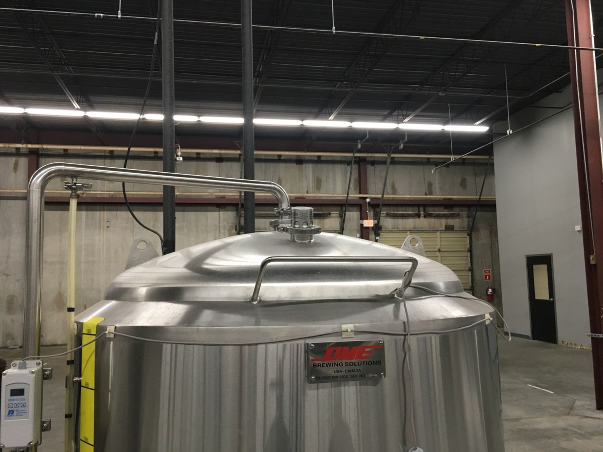 2015 DME 10 BBL Stainless Steel Brite Tank, Jacketed, | Subject to Bulk Lot 1 | Rig Fee: $325 - Image 3 of 10
