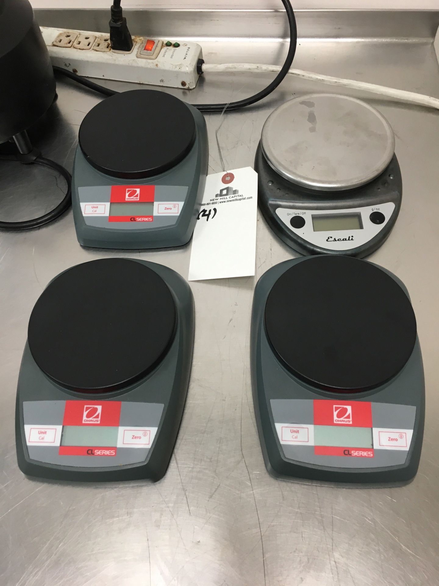 (3) Ohaus CL Series Digital Desktop Scales and (1) Escale Digital Desktop Scale | Rig Fee: No Charge