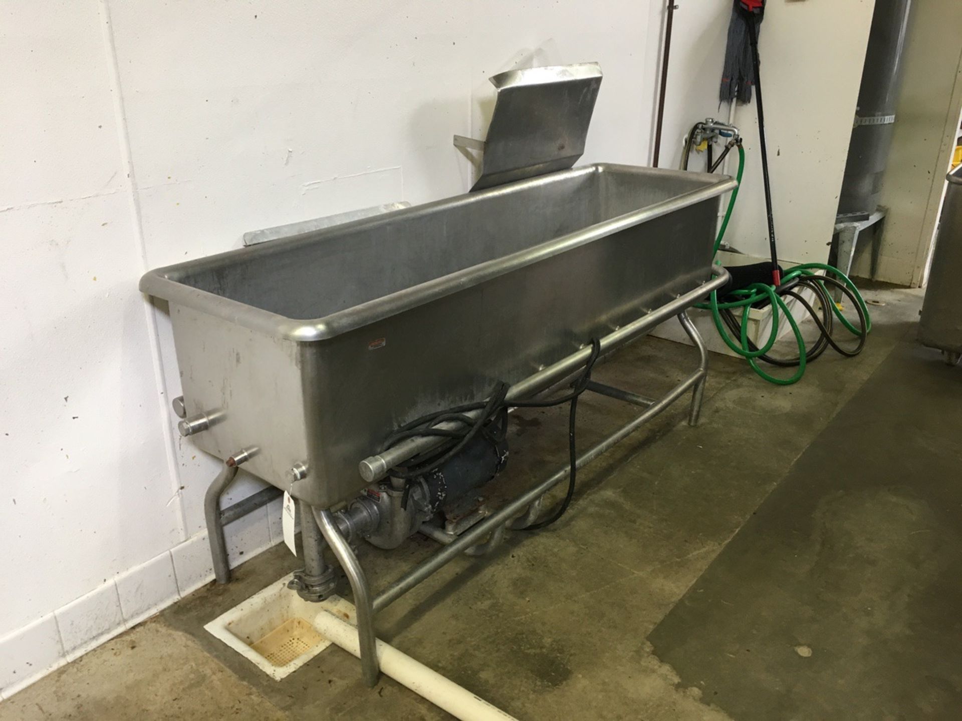 COP Stainless Steel Sink, Approx 74in L x 20in W x 18in Deep, Includes Centrifu | Rig Fee: No Charge