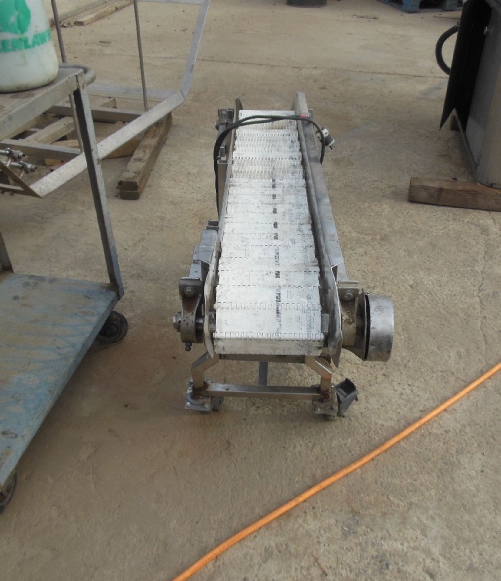 Belt Conveyor, Approx 7.5in W x 48in L, Height 22in, 0.5 HP Mot | San Dimas CA | Rig Fee: No Charge - Image 2 of 4