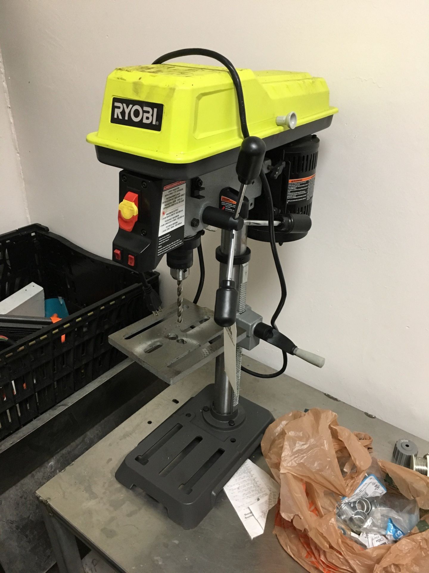 Ryobi 10in Bench Drill Press, 600-2800 RPM, Model DP 103L | Rig Fee: No Charge