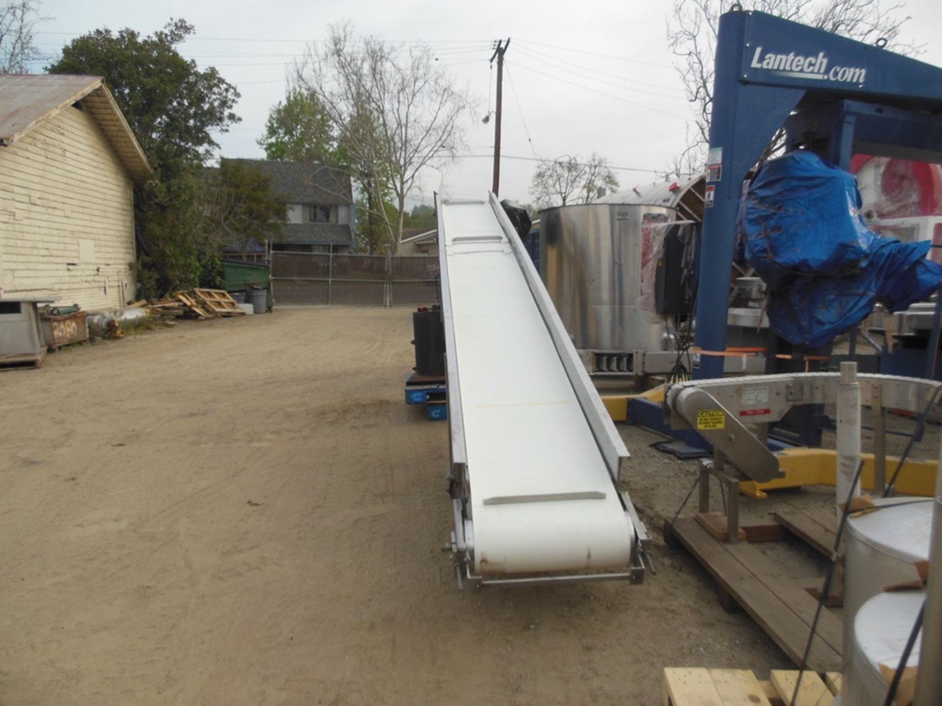 Incline Belt Conveyor, Approx 24in W x 22ft-6in L, Discharge Height 8 | San Dimas CA | Rig Fee: $200 - Image 2 of 4