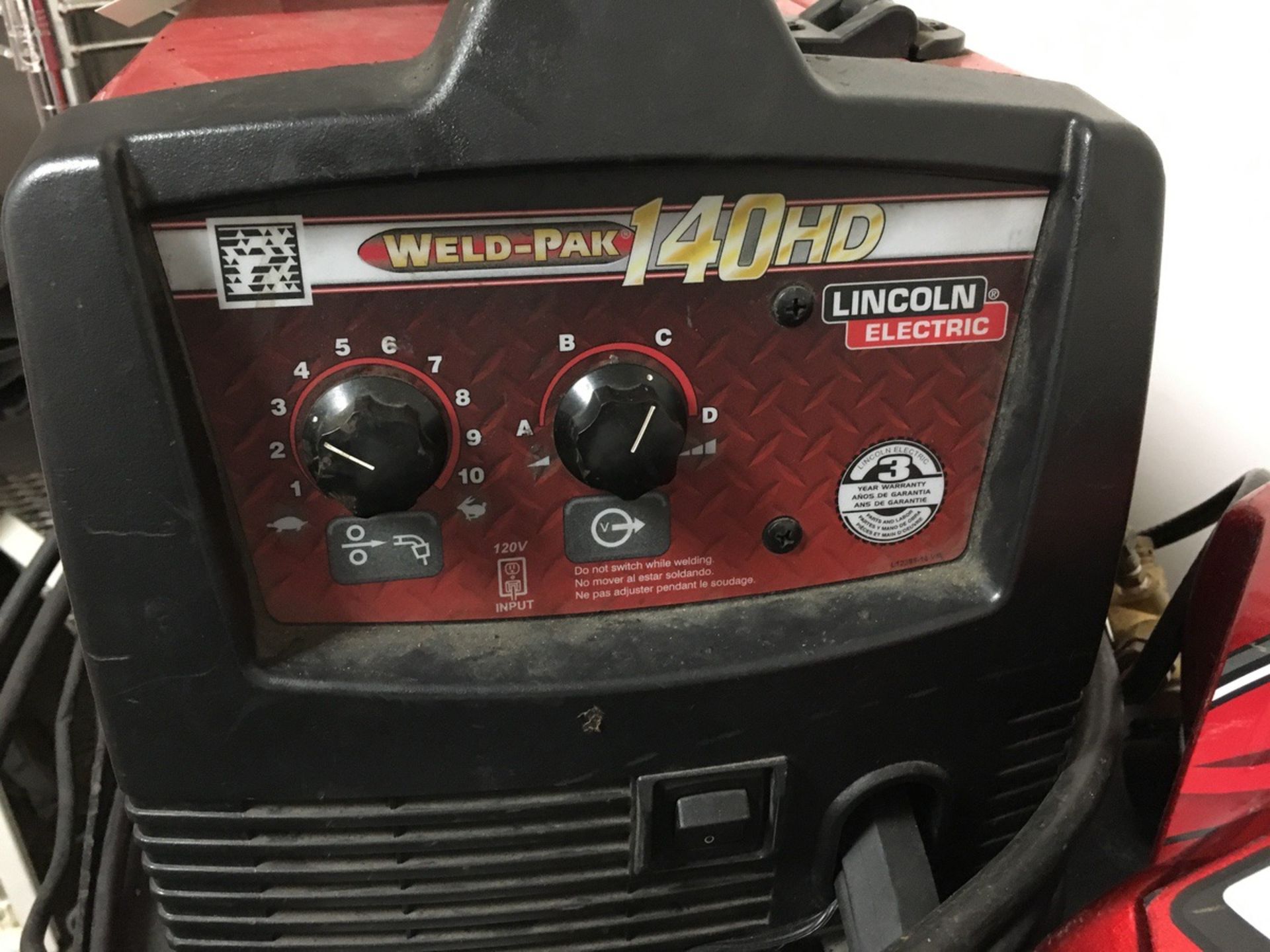 Lincoln Electric Weld-Pak 140HD Compact Wire Welder, 120VAC | Rig Fee: No Charge - Image 2 of 2