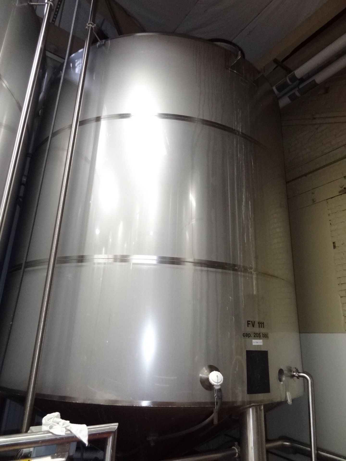 JV Northwest 205 Barrel/6,300 Gallon Stainless Steel Jacketed Fermenter, Approx 16f | Rig Fee: $2500 - Image 3 of 8