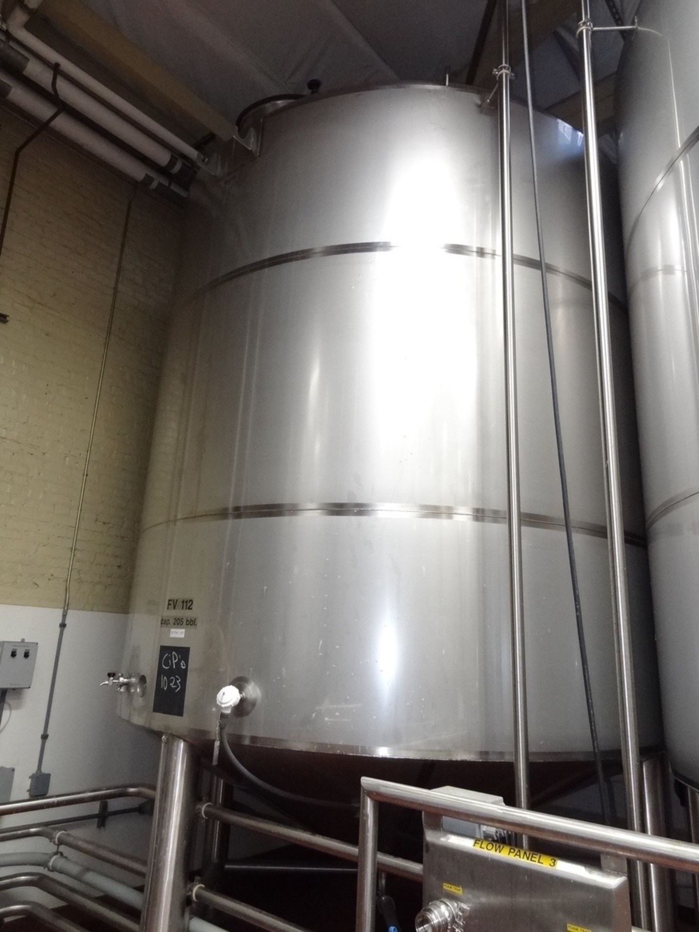 JV Northwest 205 Barrel/6,300 Gallon Stainless Steel Jacketed Fermenter, Approx 16f | Rig Fee: $2500