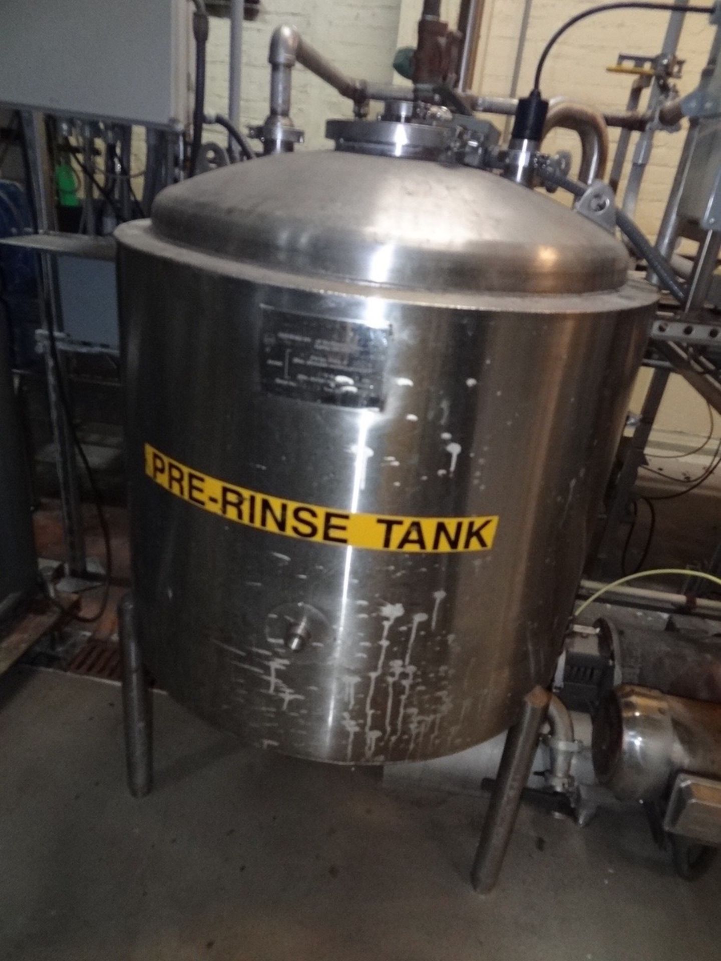 JV Northwest 100 Gallon Jacketed Storage Tank, Approx 4ft-8in OAH, 2ft-10in OD, S/N | Rig Fee: $200