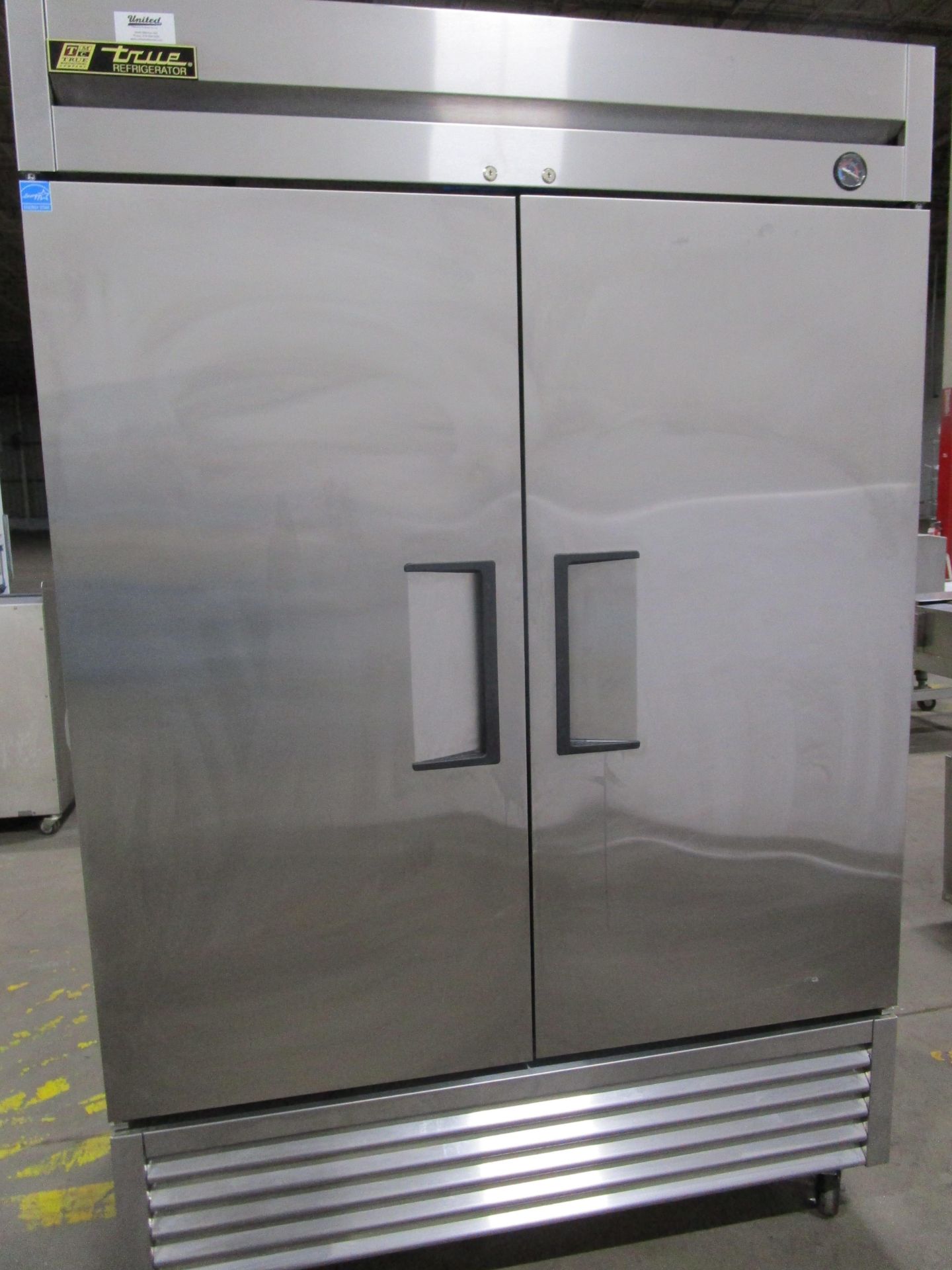 (1) True T-49 2-Door Refrigerator, s/n 7982478 | Located in Milford MA | Rig Fee: $125