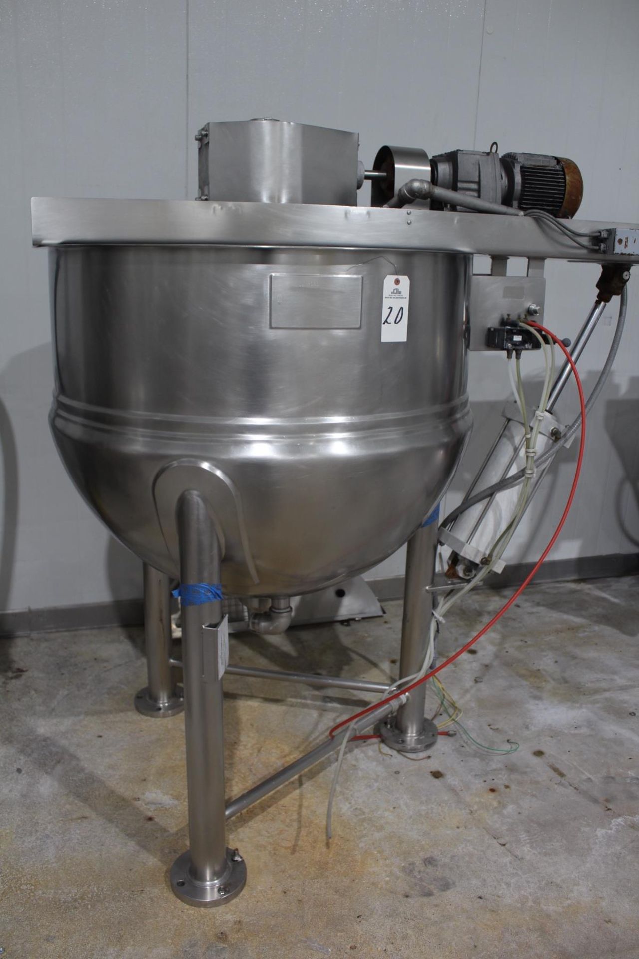 2011 Lee Industries 150 Gallon Stainless Steel Scrape Surface Mixing Kettle with Ti | Rig Fee: $350