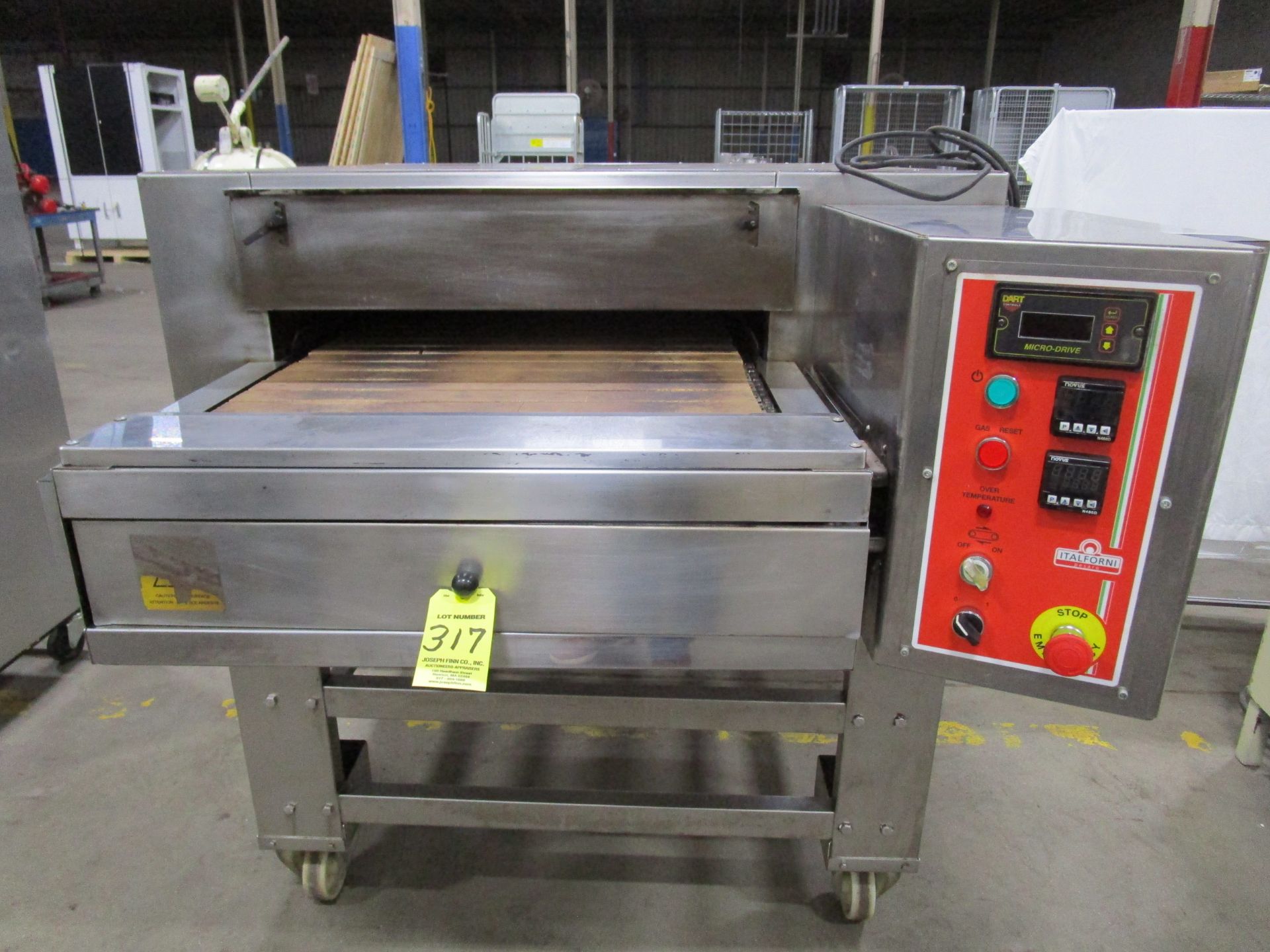 (1) 2014 Italforni Pesaro Model TSBN-GAS Pizza Oven, s/n 37033, 24" Belt | Located | Rig Fee: $100