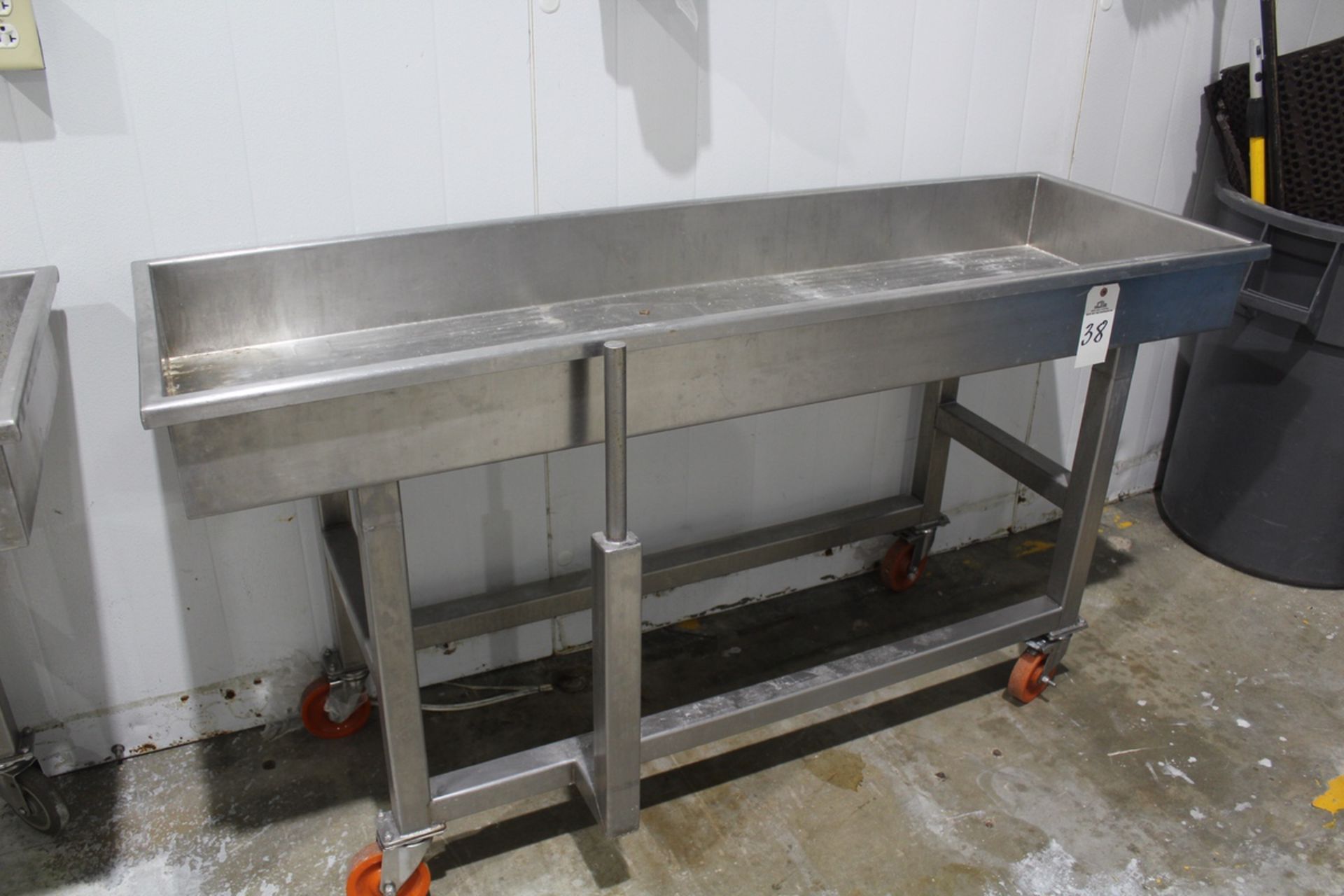 Stainless Steel Tub, 20" X 64" X 6" Deep | Rig Fee: $20