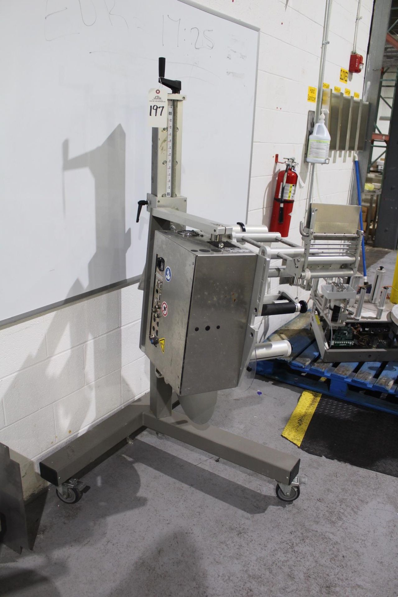 Label-Aire Automatic Label Applicator, M# 3115NV-1500 7" 16" LH, S/N 0374181605 | Rig Fee: $100