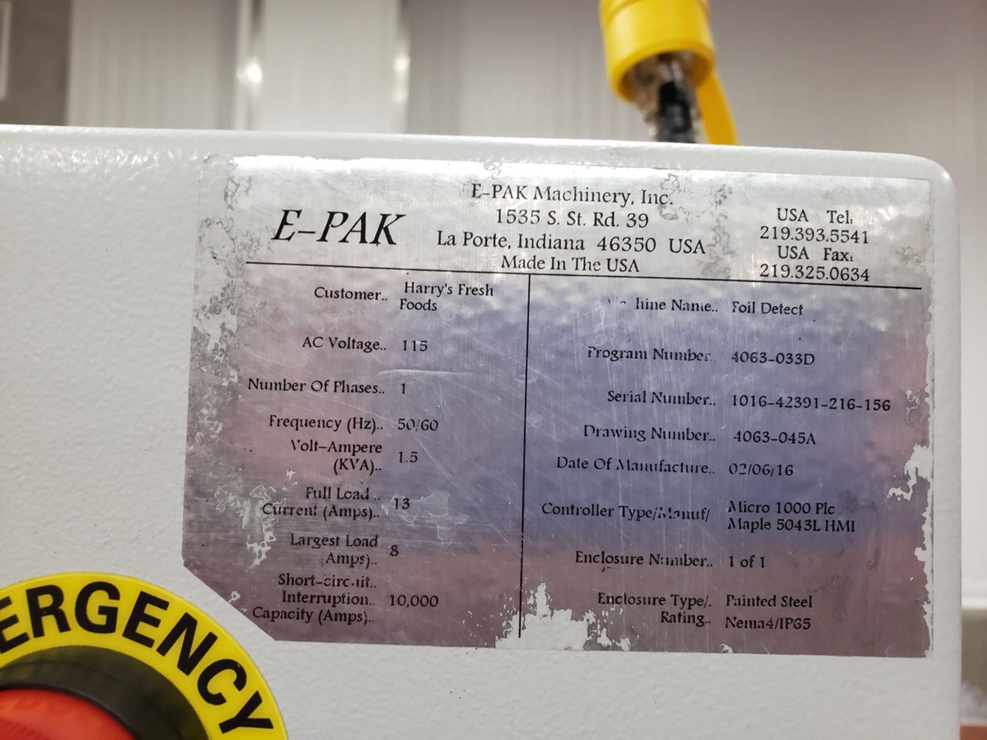 2017 E-Pak Machinery 4 Spindle Capper, M# 4259-013. S/N 1016-4239| Subject to Bulk | Rig Fee: $1250 - Image 4 of 16