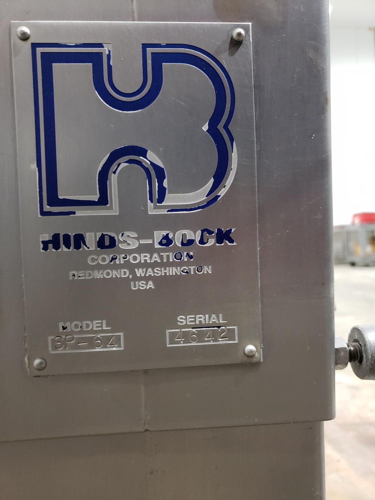 Hinds-Bock Piston Filler, M# SP-64, S/N 4642 | Rig Fee: $75 - Image 2 of 2