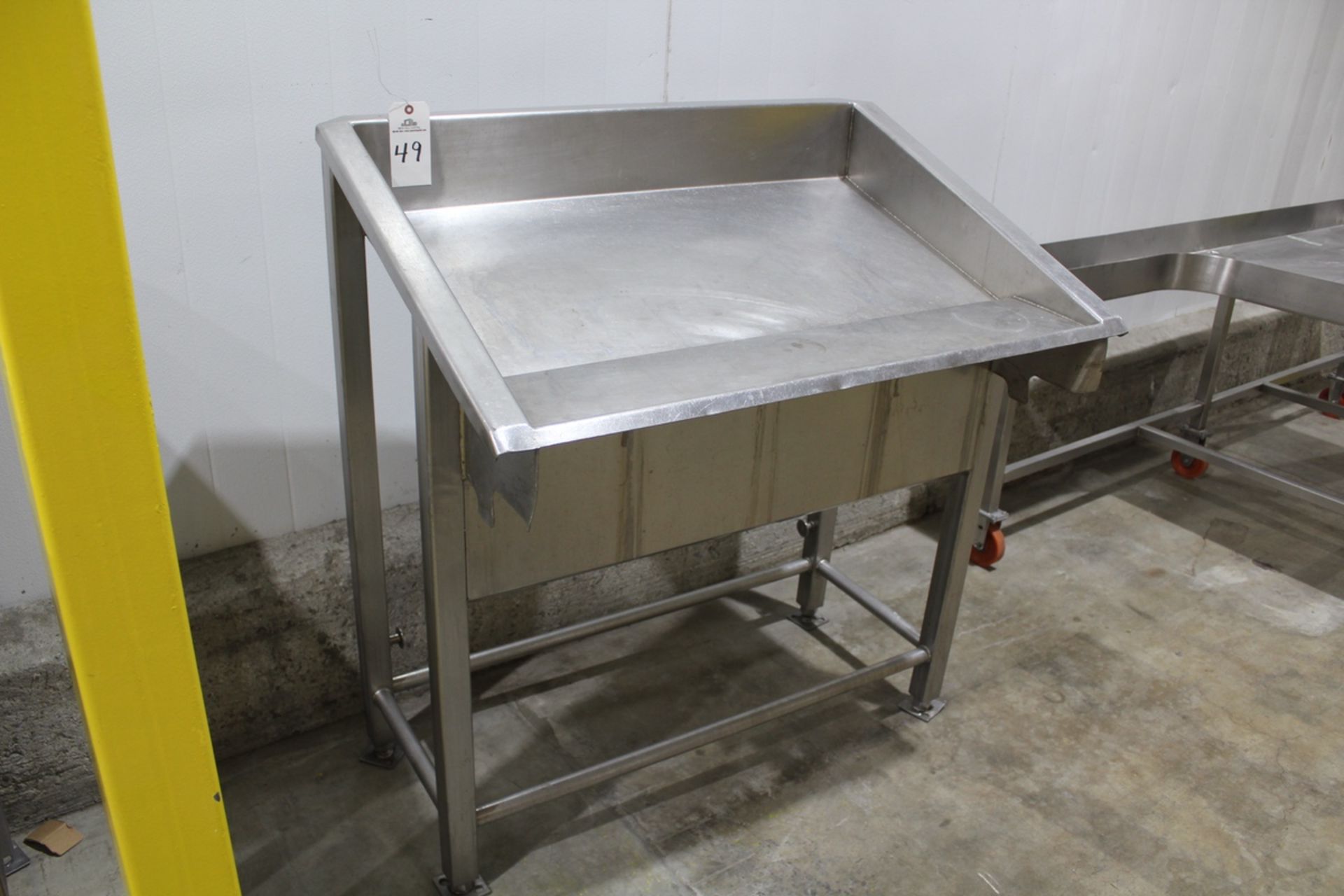 Stainless Steel Sorting Table, 39" X 28" | Rig Fee: $25