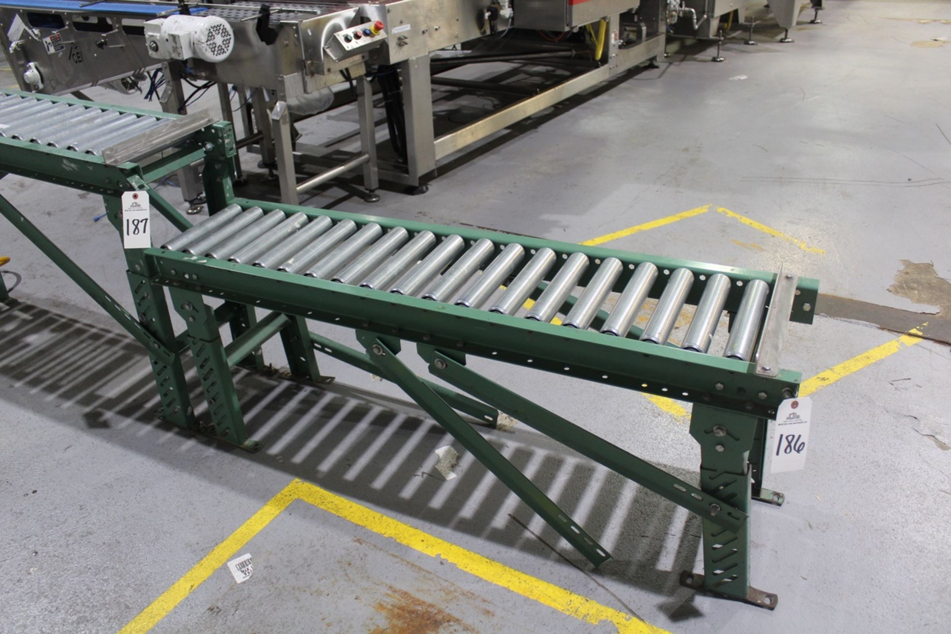 11" X 60" Roller Conveyor Section | Rig Fee: $25