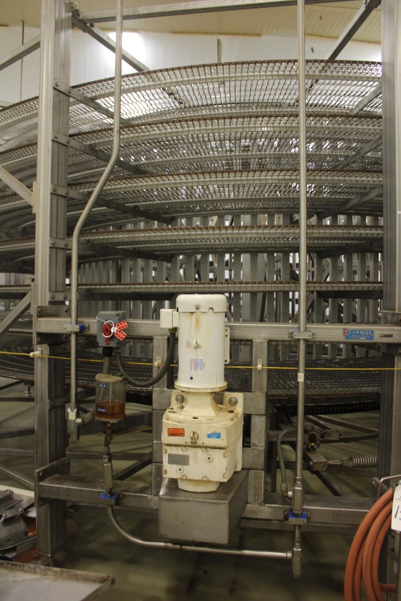 2015 Rebuilt I.J. White Cooling Spiral Conveyor, 50" Stainless Steel Mesh Belt, 7 | Rig Fee: $10500 - Image 12 of 12