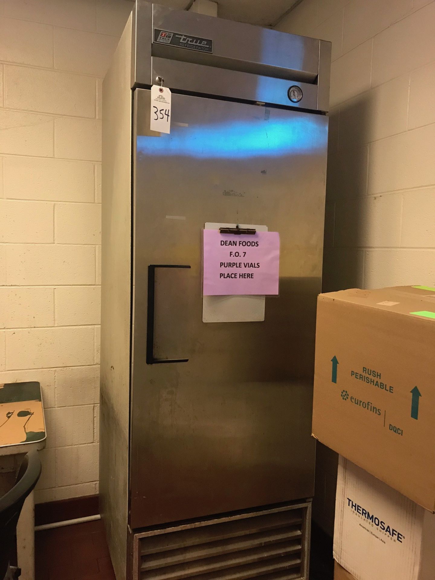 True Refrigerator, Stainless Steel | Rig Fee: $100