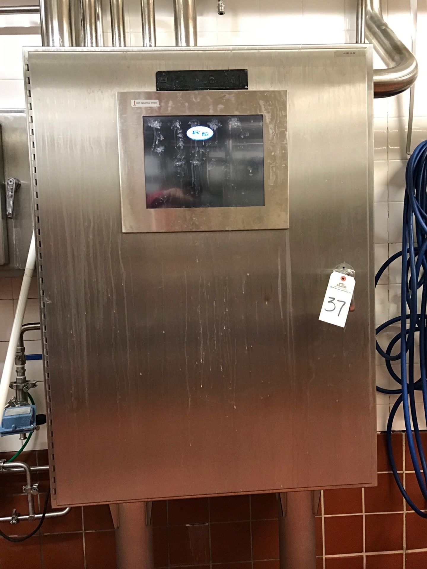 Stainless Steel Control Panel, Touch Screen, (4) Foxboro Flow Meters, Allen Bradl | Rig Fee: $300