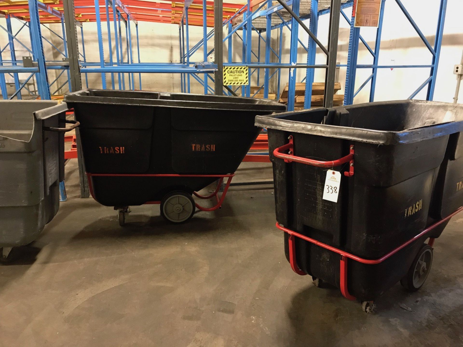 (3) Rubbermaid Trash Bins | Rig Fee: $100 - Image 2 of 2