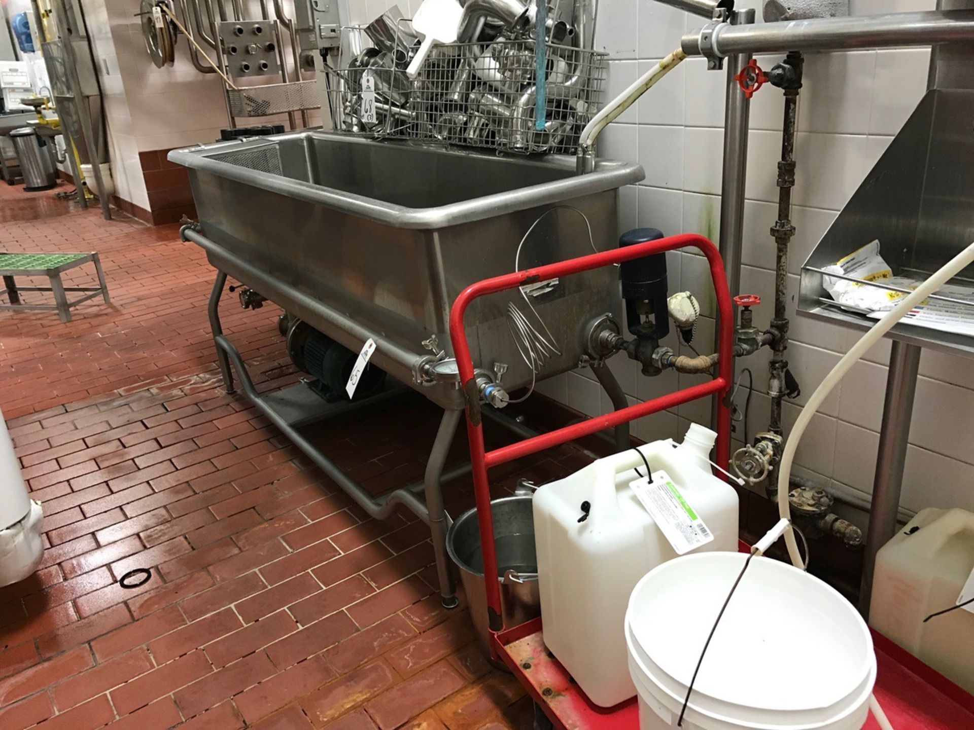Stainless Steel COP Tank with Centrifugal Pump, Klenzade Chemical Pump, Panelmate | Rig Fee: $500