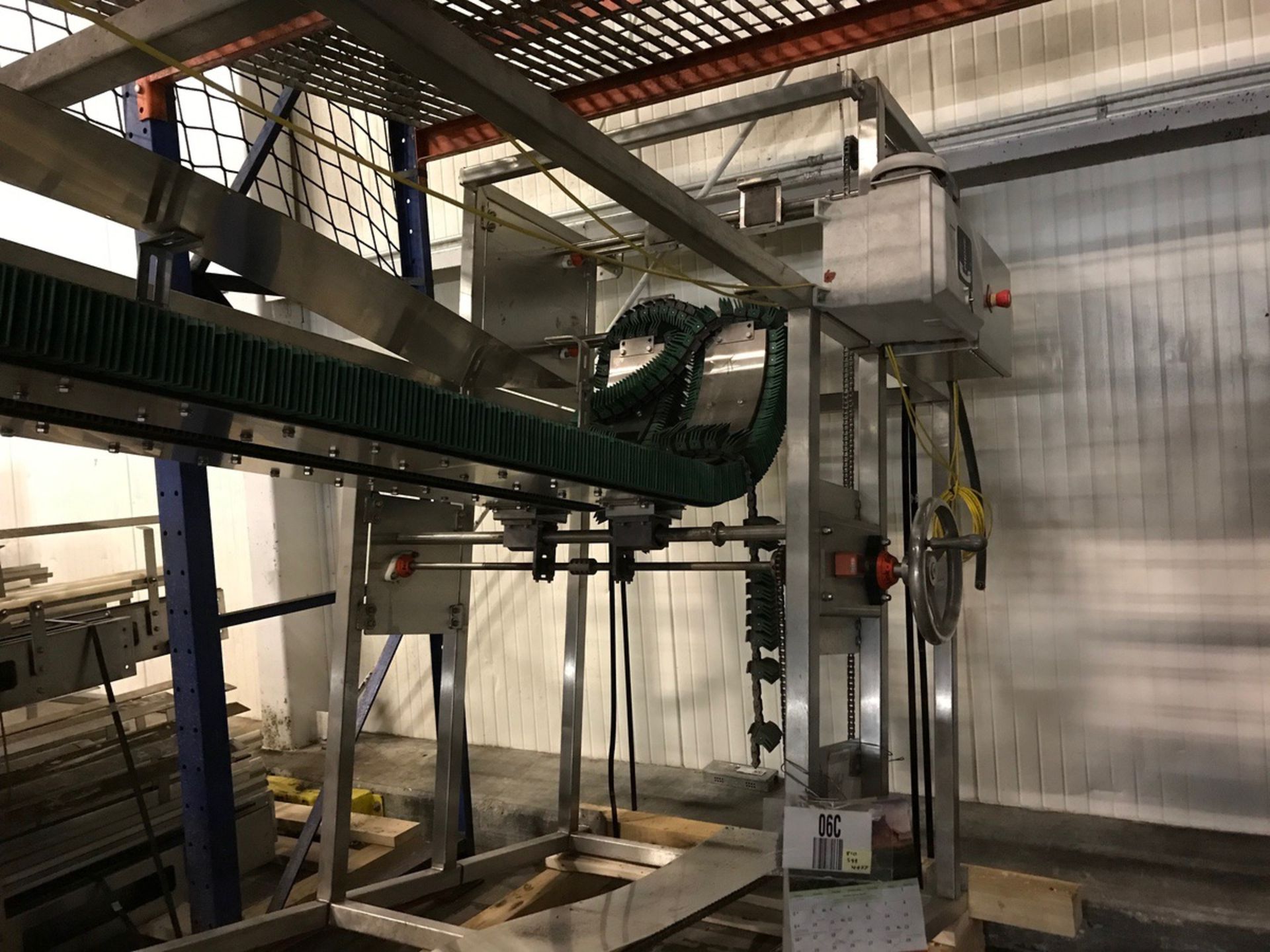 Adjustable Bottle Elevator, All Stainless Steel Frame, 150in Tall | Subject to Bulk | Rig Fee: $300 - Image 2 of 2