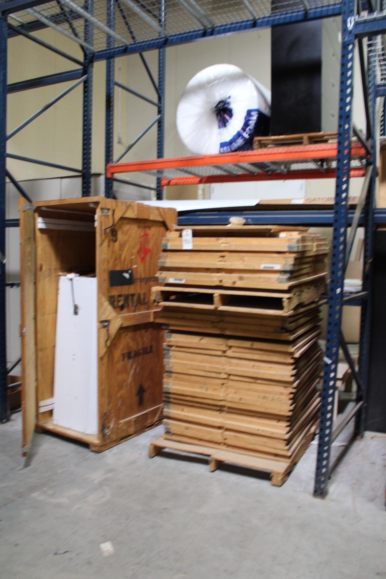 Contents of Pallet Rack Section, Trade Show Booth Accessorie | Rig Fee: Hand Carry or Contact Rigger