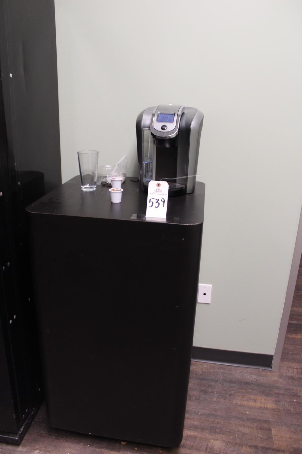 Keurig Coffe Maker w/Table | Rig Fee: Hand Carry or Contact Rigger