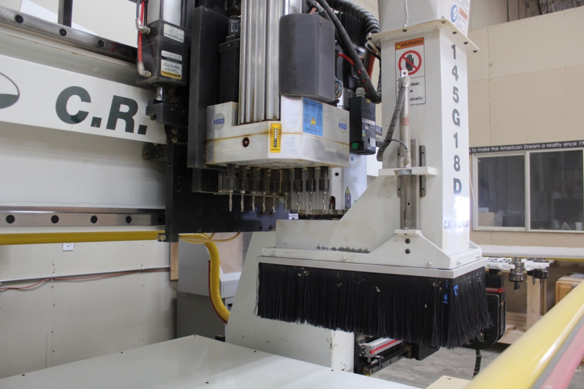 2013 C.R. Onsrud CNC Router, Model 145G18D, S/N 145G130402, 5'X 12' Vacuum Hold Dow | Rig Fee: $1150 - Image 6 of 9